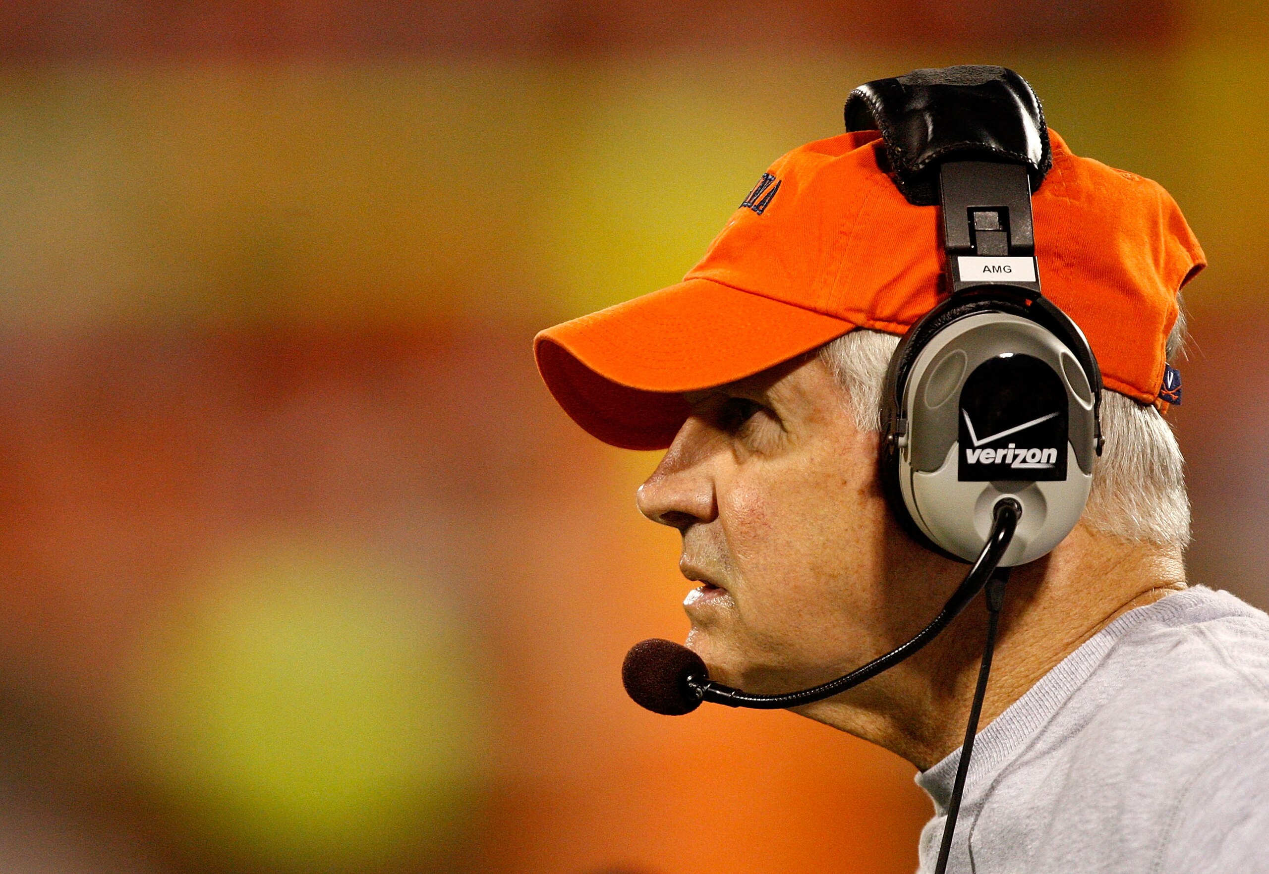 CLEMSON, SC - NOVEMBER 21:  Head coach Al Groh of the Virginia Cavaliers watches on against the Clemson Tigers during their game at Memorial Stadium on November 21, 2009 in Clemson, South Carolina.  (Photo by Streeter Lecka/Getty Images)