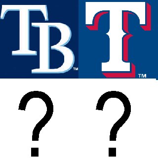 Tampa Bay Rays, Texas Rangers, Expansion Team, Expansion Team