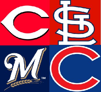 Cincinnati Reds, St. Louis Cardinals, Milwaukee Brewers, Chicago Cubs