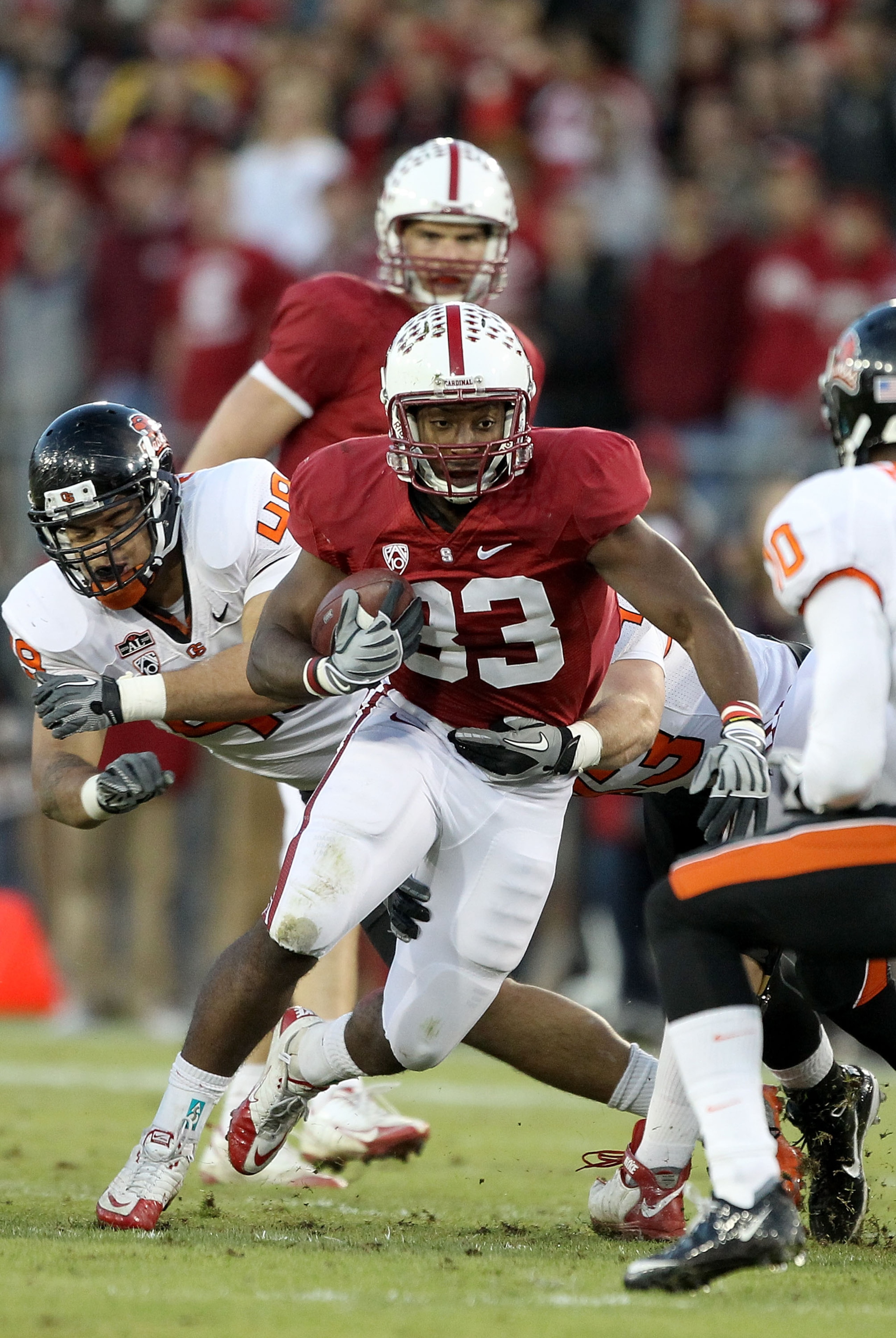 PALO ALTO, CA - NOVEMBER 27:  Stepfan Taylor #33 of the Stanford Cardinal in action against the Oregon State Beavers at Stanford Stadium on November 27, 2010 in Palo Alto, California.  (Photo by Ezra Shaw/Getty Images)