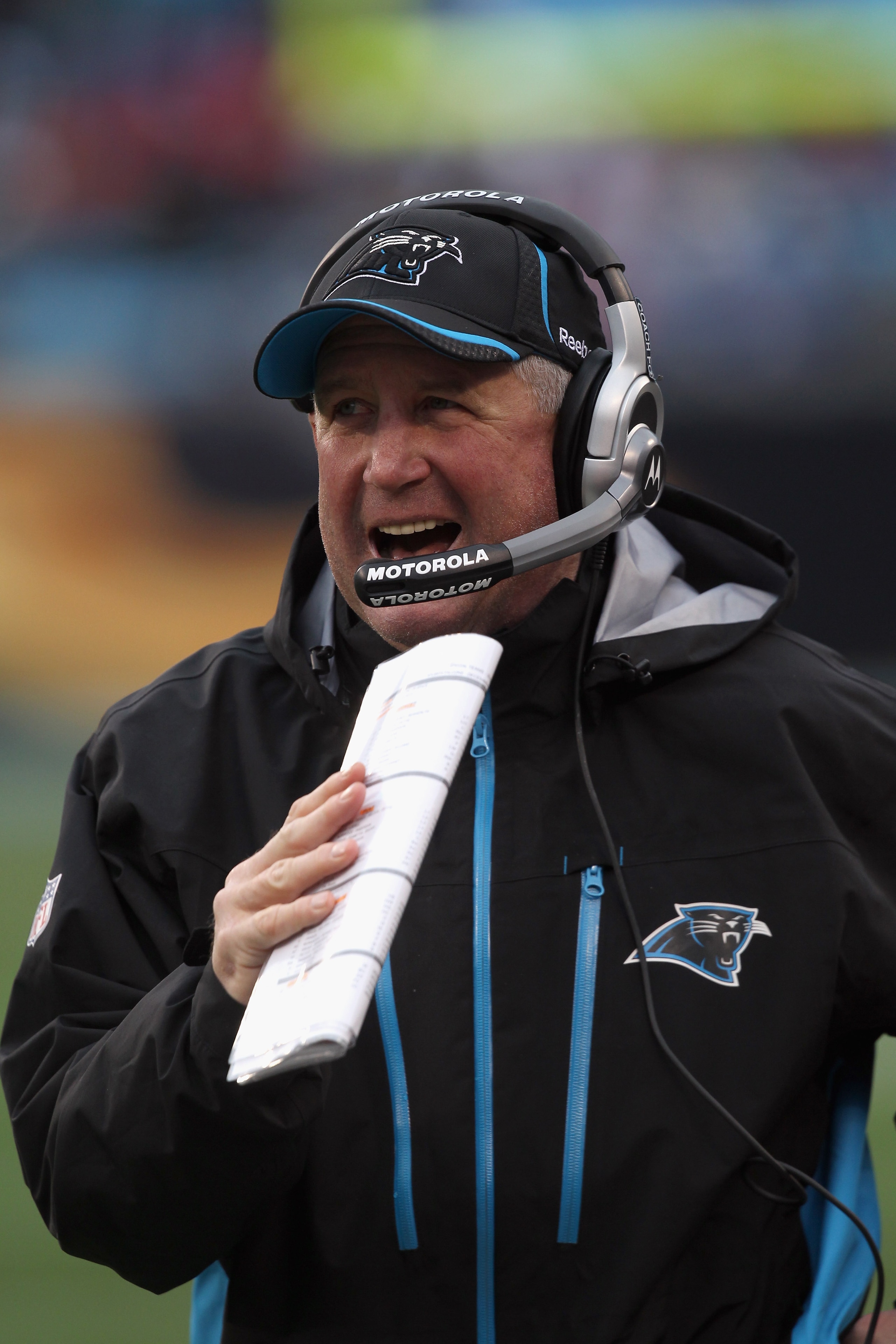 CHARLOTTE, NC - DECEMBER 12: Head coach John Fox of the Carolina Panthers watches on during their game against the Atlanta Falcons at Bank of America Stadium on December 12, 2010 in Charlotte, North Carolina. (Photo by Streeter Lecka/Getty Images) CHARLOTTE, NC - DECEMBER 12: Head coach John Fox of the Carolina Panthers watches on during their game against the Atlanta Falcons at Bank of America Stadium on December 12, 2010 in Charlotte, North Carolina. (Photo by Streeter Lecka/Getty Images)