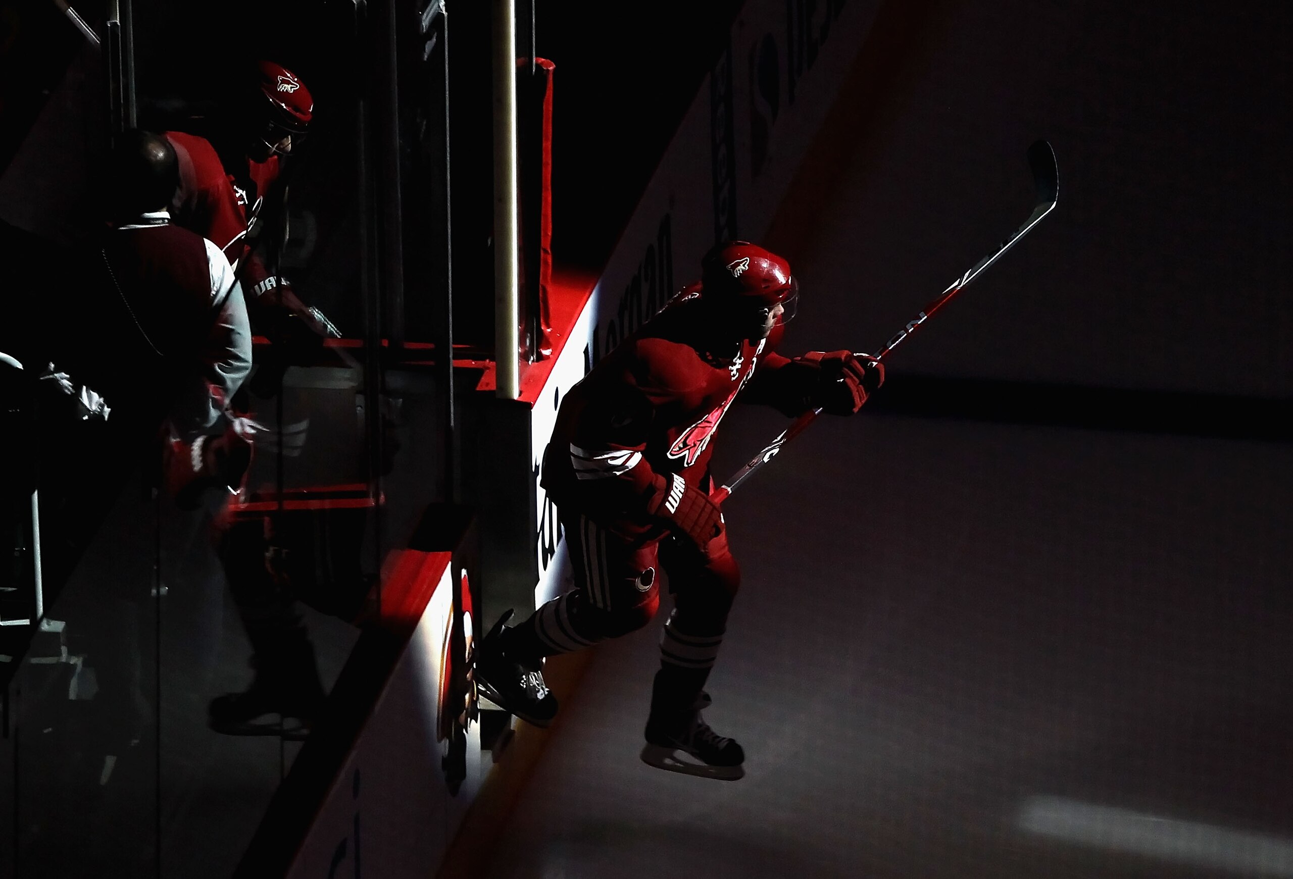 GLENDALE, AZ - DECEMBER 11:  Keith Yandle #3 of the Phoenix Coyotes skates out onto the ice before the NHL game against the Dallas Stars at Jobing.com Arena on December 11, 2010 in Glendale, Arizona.  The Coyotes defeated the Stars 5-2. (Photo by Christia