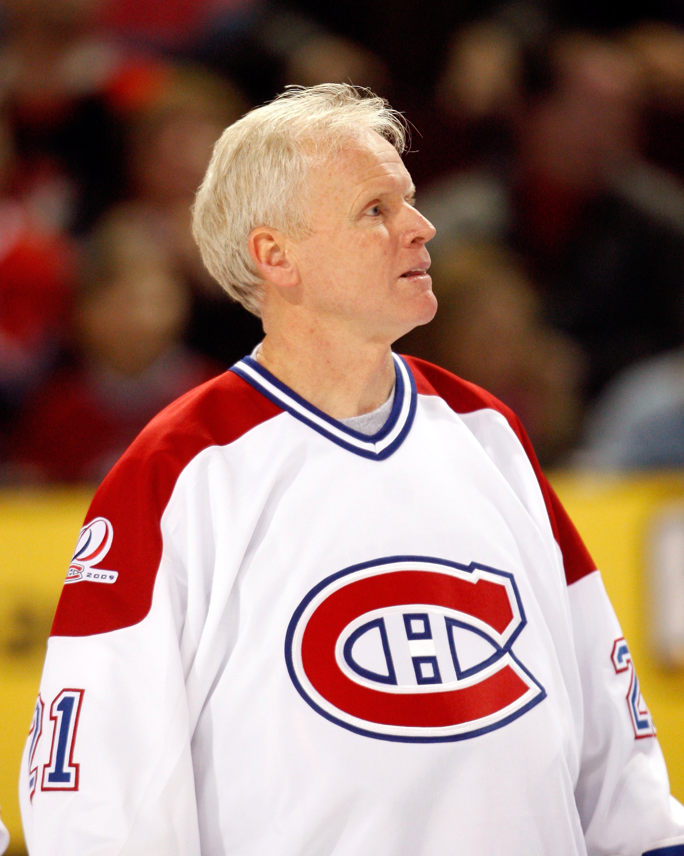 MONTREAL- DECEMBER 4:  Former Montreal Canadien Doug Jarvis watches the Centennial Celebration ceremonies prior to the NHL game between the Montreal Canadiens and Boston Bruins on December 4, 2009 at the Bell Centre in Montreal, Quebec, Canada.  The Canad