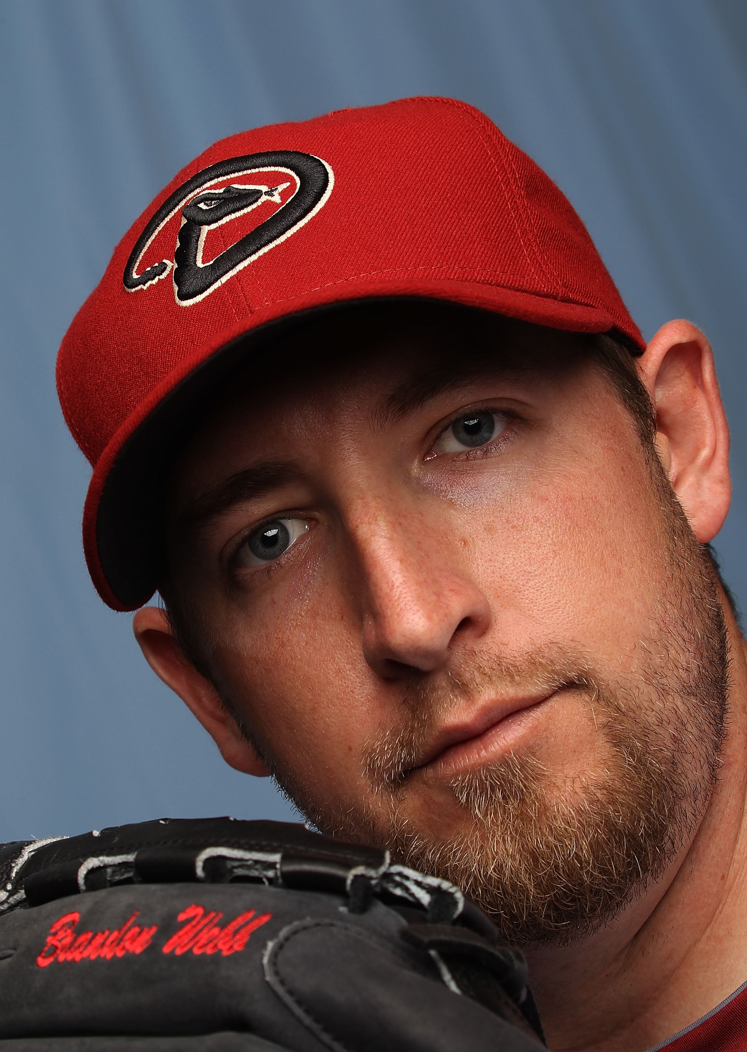 TUCSON, AZ - FEBRUARY 27:  Brandon Webb of the Arizona Diamondbacks poses for a photo during Spring Training Media Photo Day at Tucson Electric Park on February 27, 2010 in Tucson, Arizona.  (Photo by Ronald Martinez/Getty Images)