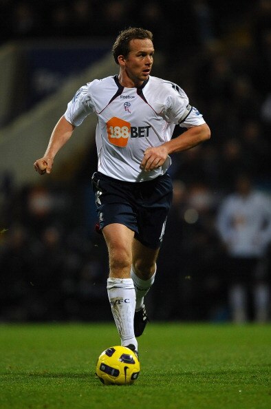 BOLTON, ENGLAND - NOVEMBER 20:  Kevin Davies of Bolton Wanderers in action during the Barclays Premier League match between Bolton Wanderers and Newcastle United at the Reebok Stadium on November 20, 2010 in Bolton, England.  (Photo by Laurence Griffiths/