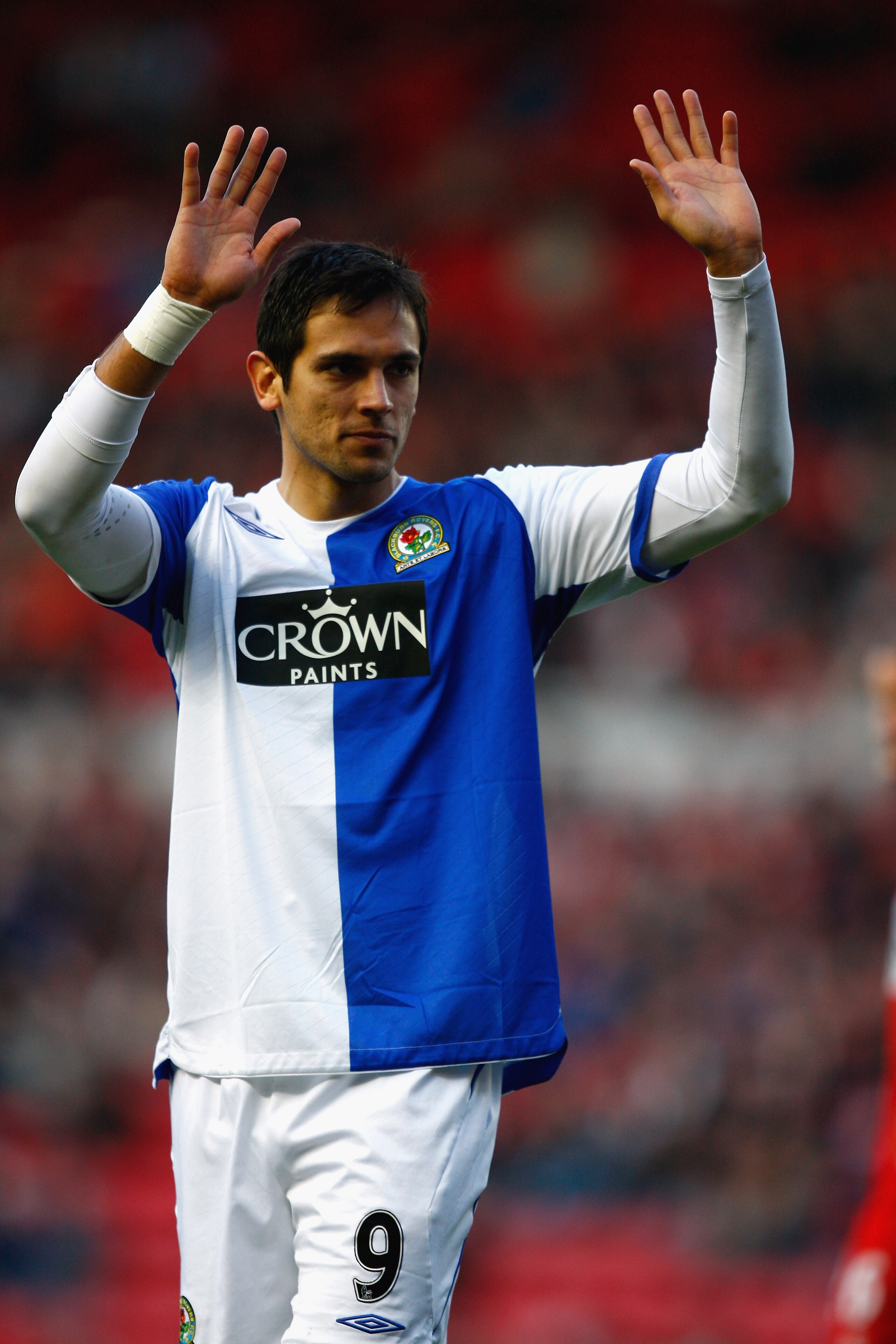 MIDDLESBROUGH, UNITED KINGDOM - JANUARY 31:  Roque Santa Cruz of Blackburn after the Barclays Premier League match between Middlesbrough and Blackburn Rovers at the Riverside Stadium on January 31, 2009 in Middlesbrough, England.  (Photo by Mark Thompson/