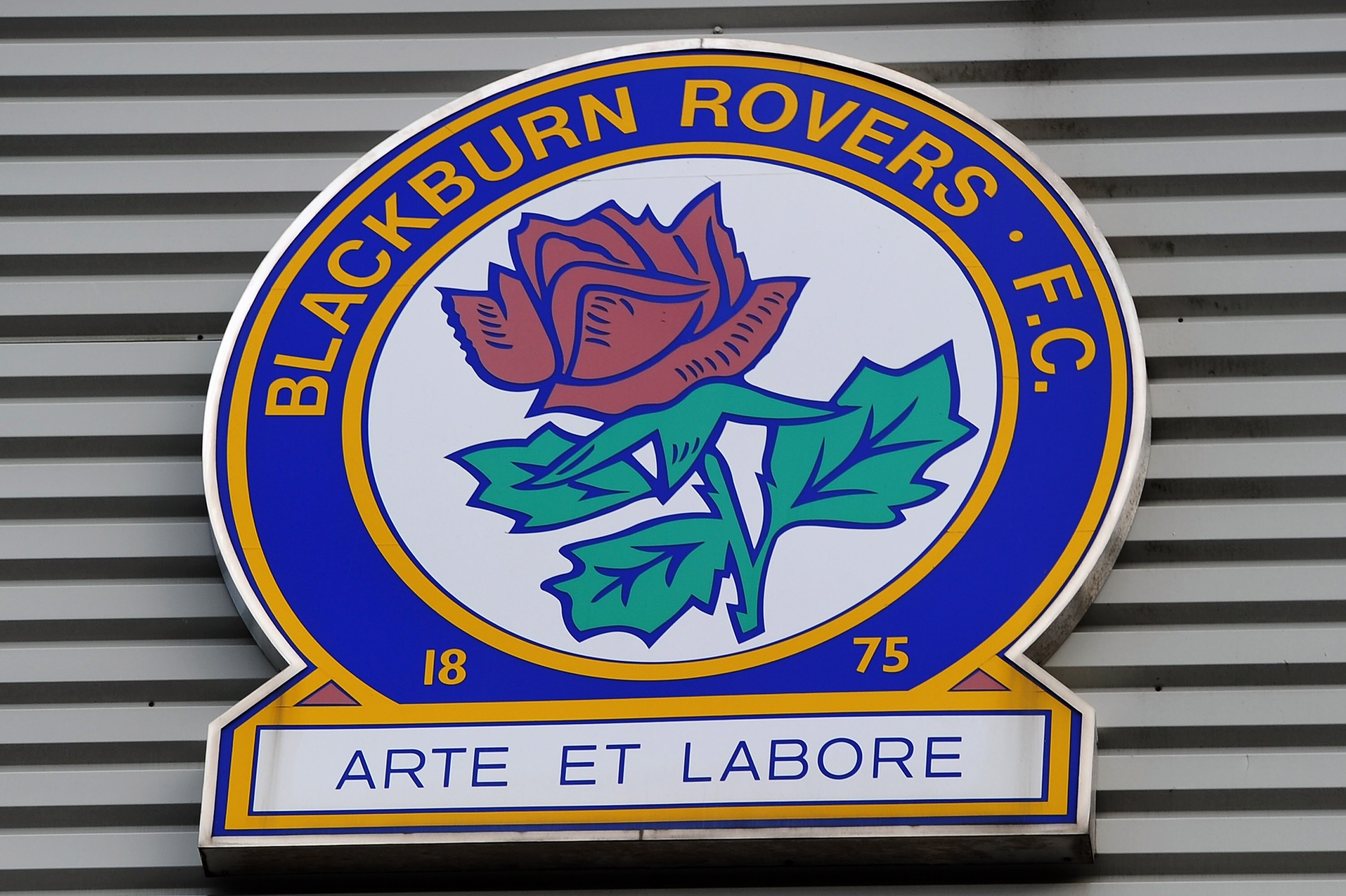 BLACKBURN, ENGLAND - OCTOBER 30:  General view of the Blackburn crest during the Barclays Premier League match between Blackburn Rovers and Chelsea at Ewood Park on October 30, 2010 in Blackburn, England.  (Photo by Mike Hewitt/Getty Images)