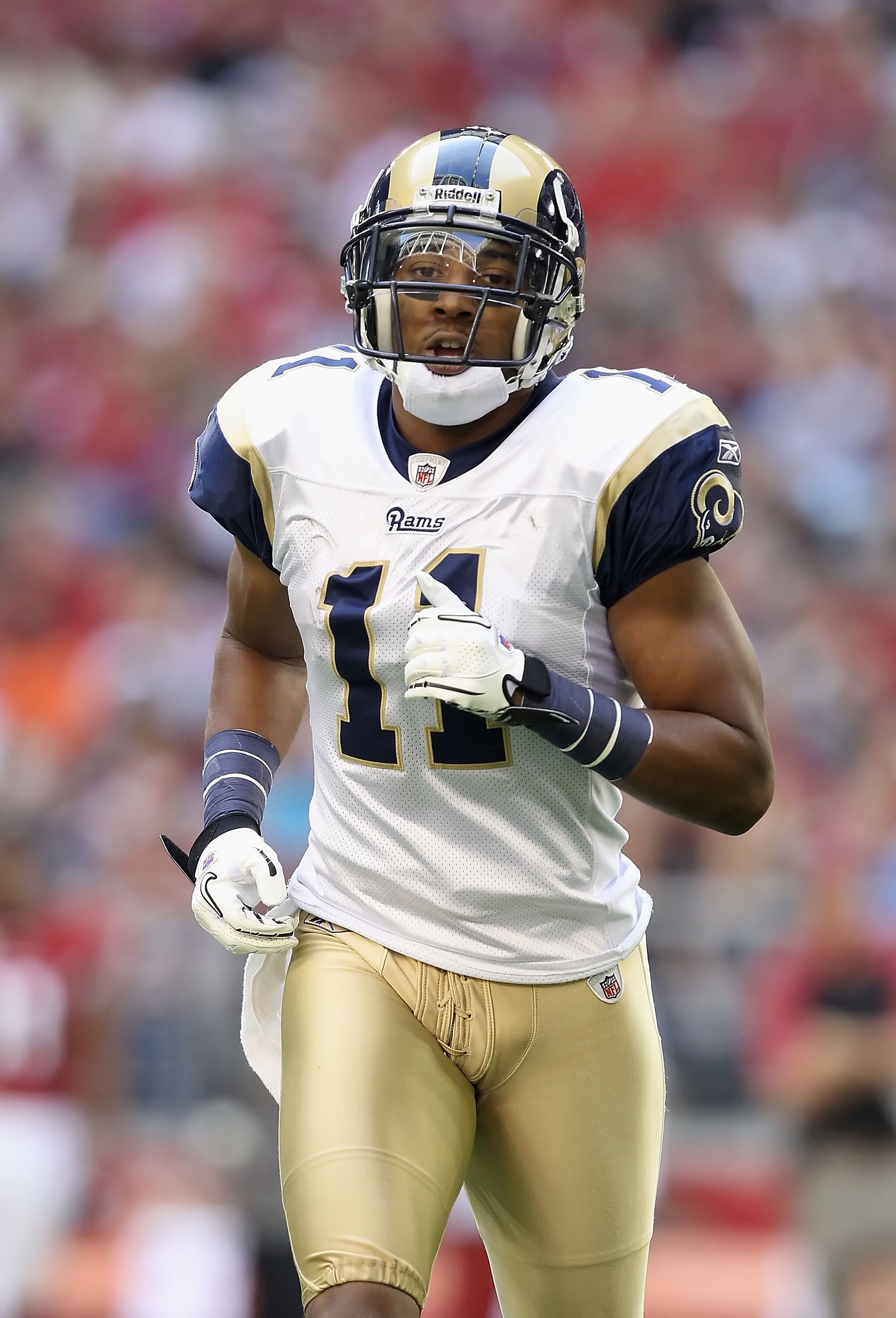 GLENDALE, AZ - DECEMBER 05:  Wide receiver Brandon Gibson #11 of the St. Louis Rams during the NFL game against the Arizona Cardinals at the University of Phoenix Stadium on December 5, 2010 in Glendale, Arizona. The Rams defeated the Cardinals 19-6.  (Ph
