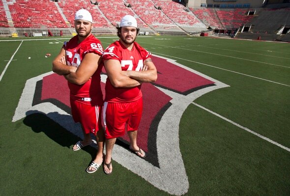 Martin Mayhew would do well to bring DeAndre Levy's former team mates, OT Gabe Carimi and OG John Moffitt, to Allen Park from Madison!