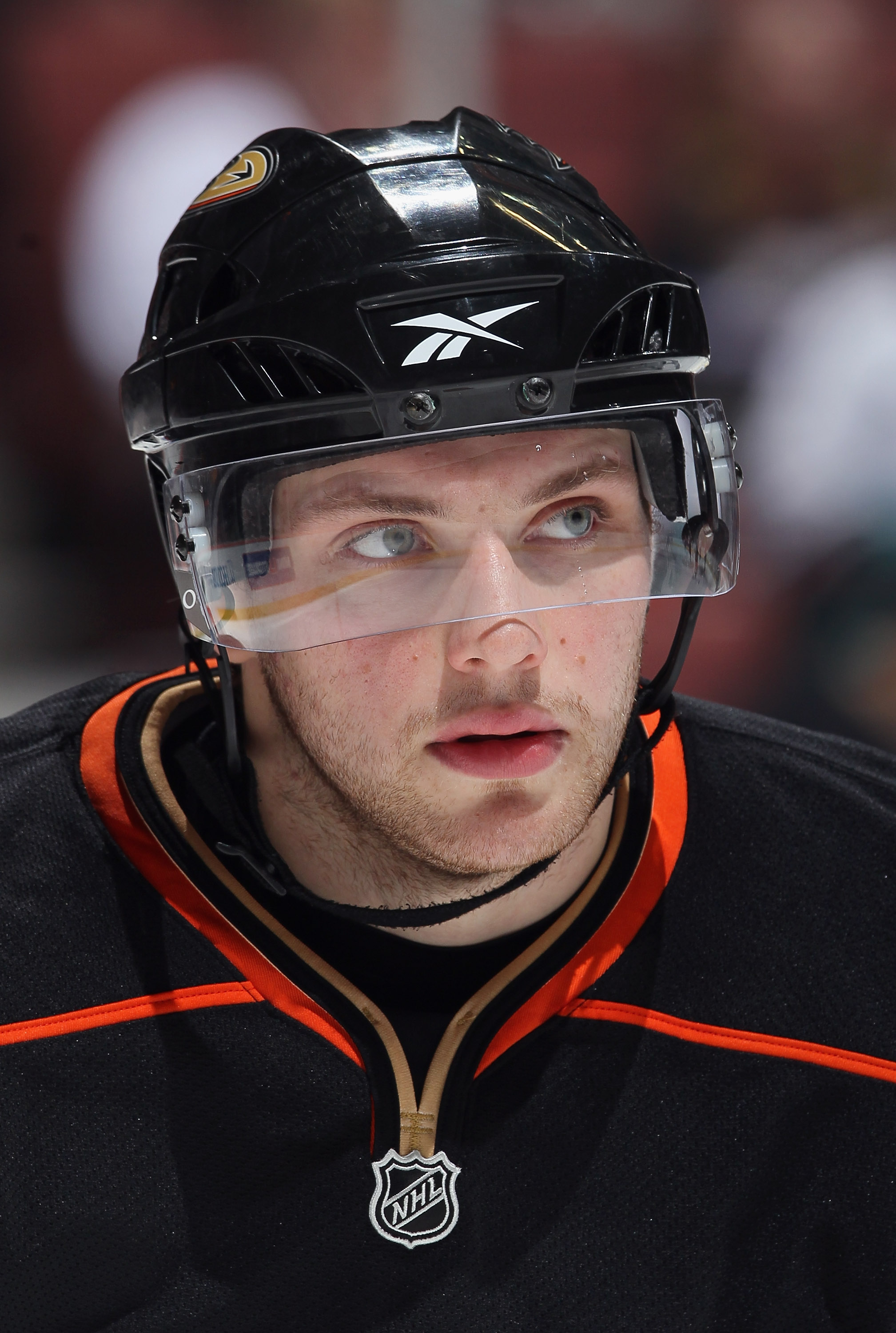 ANAHEIM, CA - DECEMBER 10:  Bobby Ryan #9 of the Anaheim Ducks looks on against the Calgary Flames at the Honda Center on December 10, 2010 in Anaheim, California.  (Photo by Jeff Gross/Getty Images)