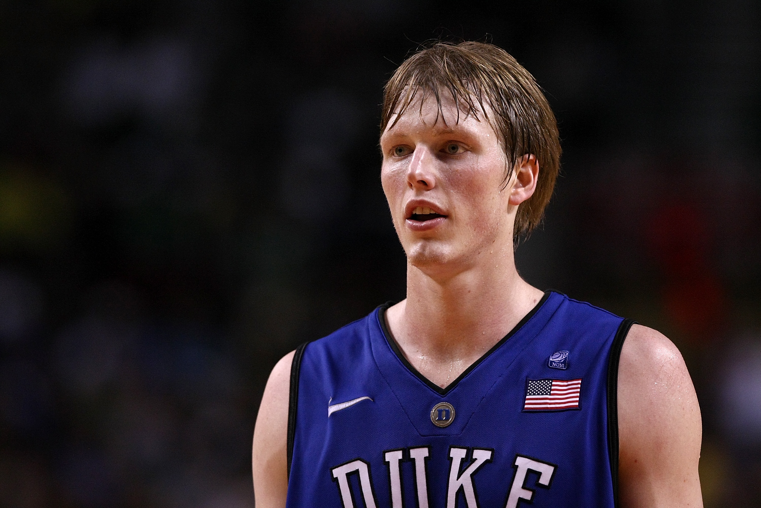 PORTLAND, OR - NOVEMBER 27:  Kyle Singler #12 of the Duke Blue Devils walks on the court against the Oregon Ducks on November 27, 2010 at the Rose Garden in Portland, Oregon.  (Photo by Jonathan Ferrey/Getty Images)