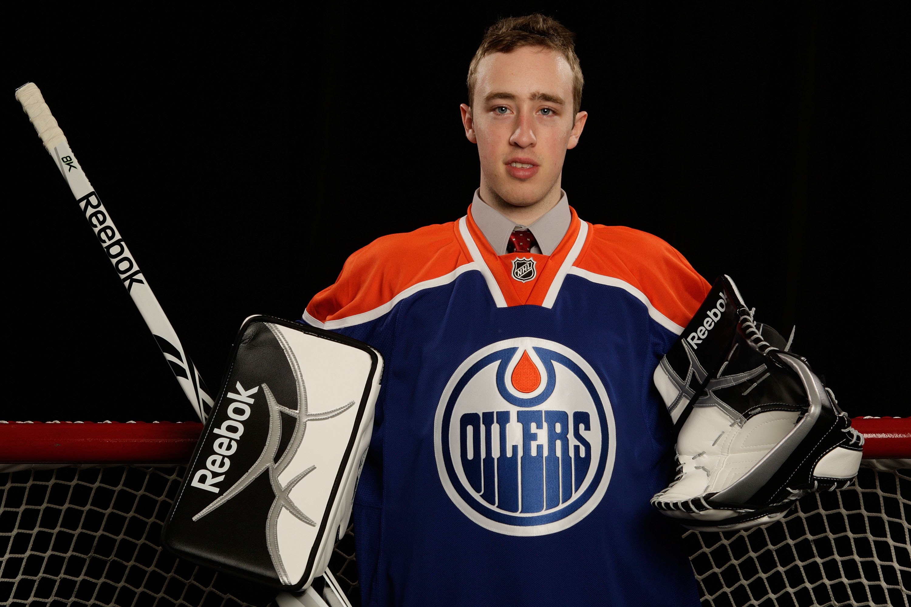MONTREAL, QC - JUNE 27:  Olivier Roy of the Edmonton Oilers poses for a portrait during the 2009 NHL Entry Draft at the Bell Centre on June 27, 2009 in Montreal, Quebec, Canada.  (Photo by Jamie Squire/Getty Images)