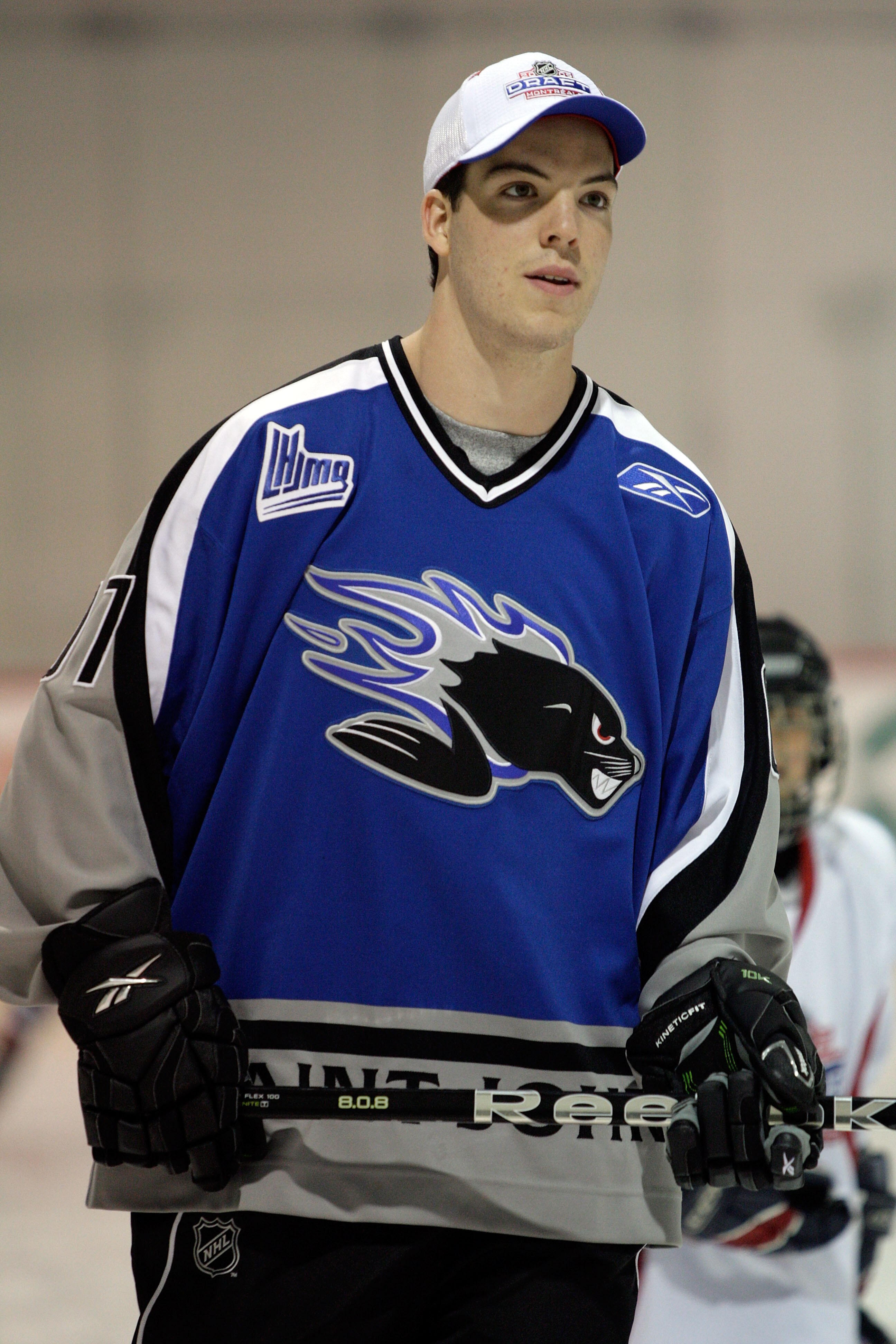 MONTREAL, QC - JUNE 25:  NHL Draft top prospect Simon Despres looks during the Top Prospects Clinic as part of the 2009 NHL Draft Weekend on June 25, 2009 at the Complex Sportif Bell in Montreal, Quebec, Canada.  (Photo by Jamie Squire/Getty Images)