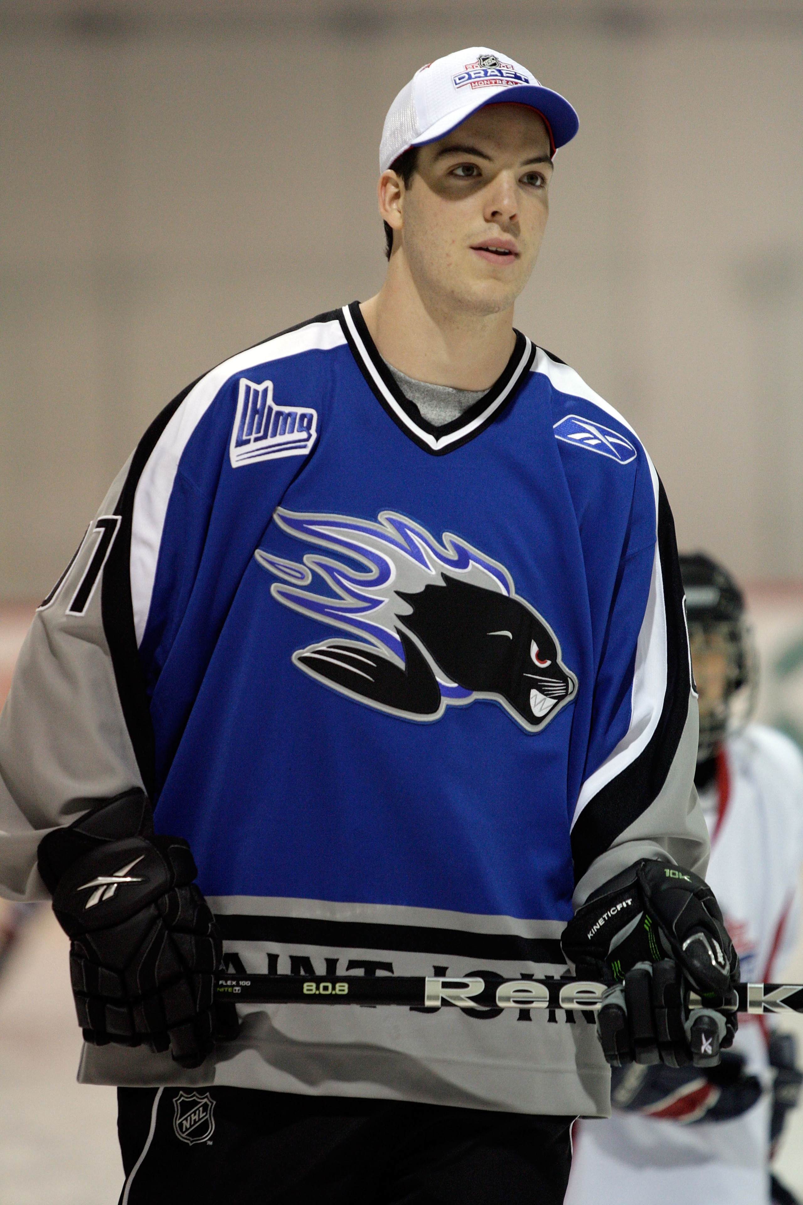 MONTREAL, QC - JUNE 25:  NHL Draft top prospect Simon Despres looks during the Top Prospects Clinic as part of the 2009 NHL Draft Weekend on June 25, 2009 at the Complex Sportif Bell in Montreal, Quebec, Canada.  (Photo by Jamie Squire/Getty Images)