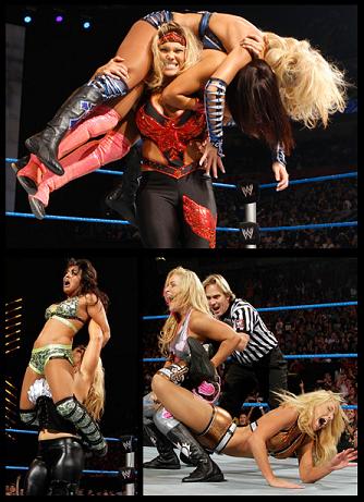 Strength and Domination: Beth and Natalya in action. How painful would be a Glam Slam through a table. Strength and Domination: Beth and Natalya in action. How painful would be a Glam Slam through a table.