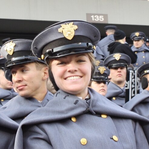Cadet at the 2010 Army-Navy Game