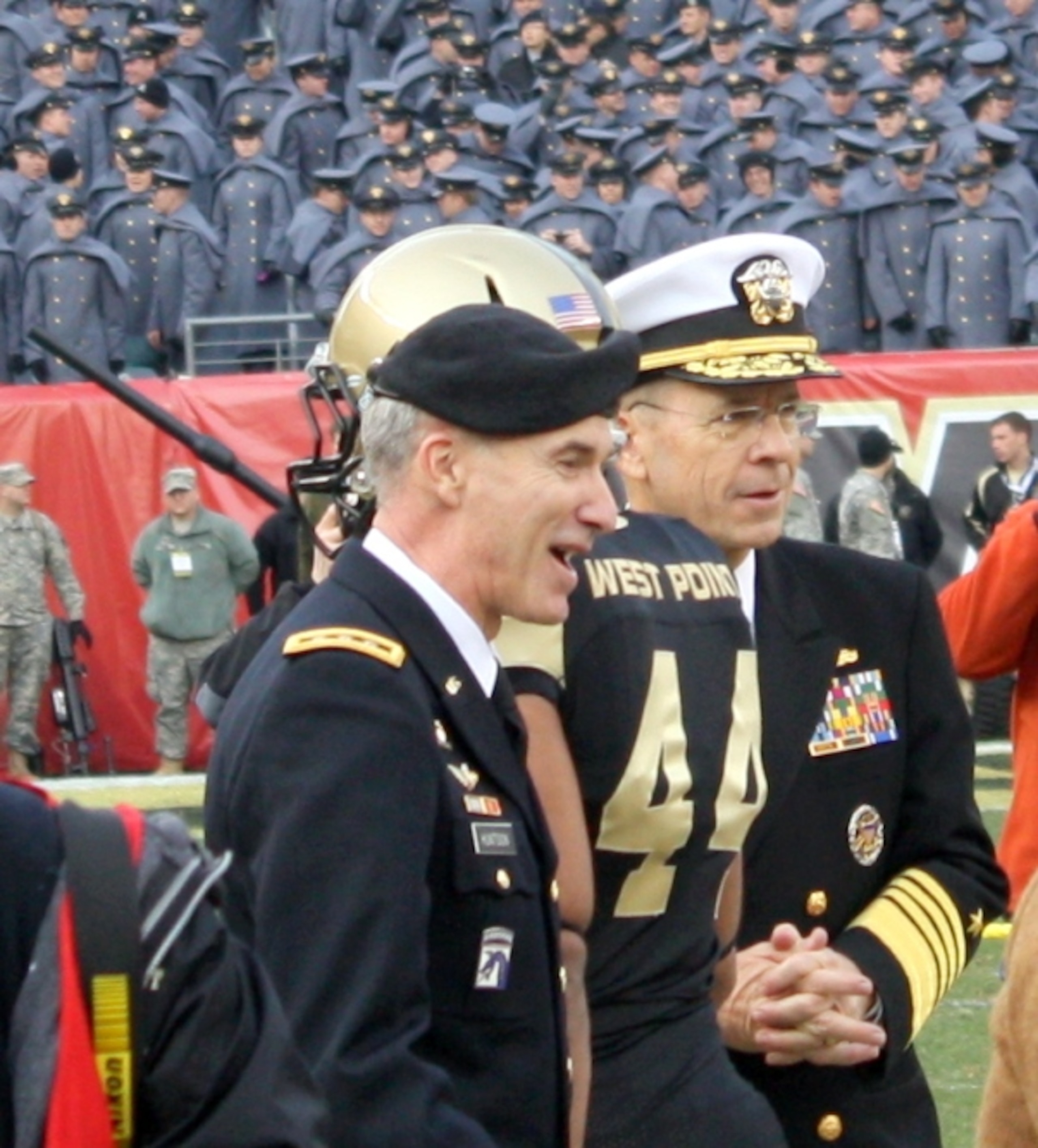 Lt. Gen. Huntoon with Admiral Mullen