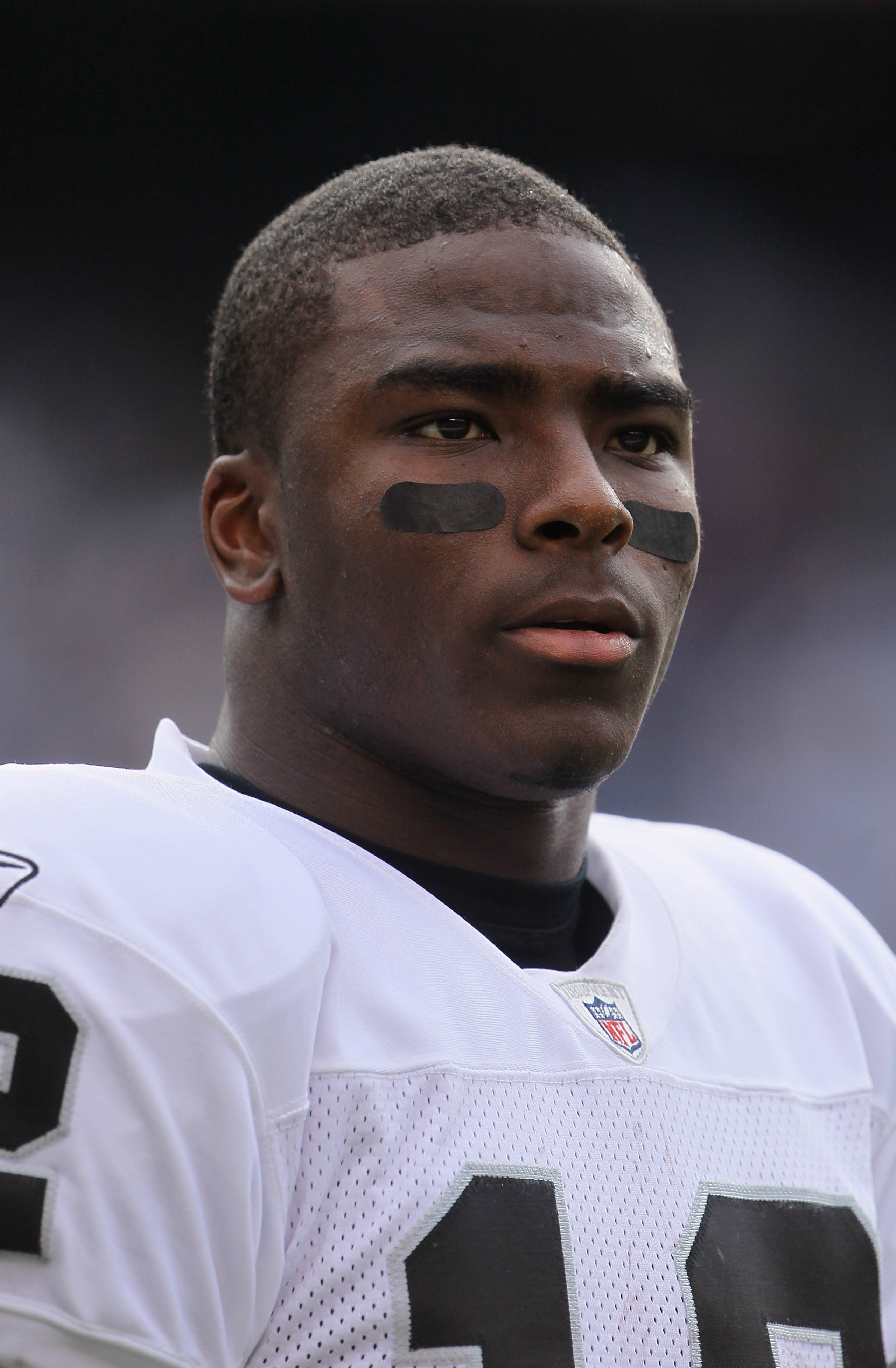 SAN DIEGO - DECEMBER 05: Jacoby Ford #12 the Oakland Raiders looks on from the sideline against the San Diego Chargers at Qualcomm Stadium on December 5, 2010 in San Diego, California. The Raiders defeated the Chargers 28-13. (Photo by Jeff Gross/Getty SAN DIEGO - DECEMBER 05: Jacoby Ford #12 the Oakland Raiders looks on from the sideline against the San Diego Chargers at Qualcomm Stadium on December 5, 2010 in San Diego, California. The Raiders defeated the Chargers 28-13. (Photo by Jeff Gross/Getty