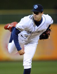 Colvin with the Lakewood BlueClaws