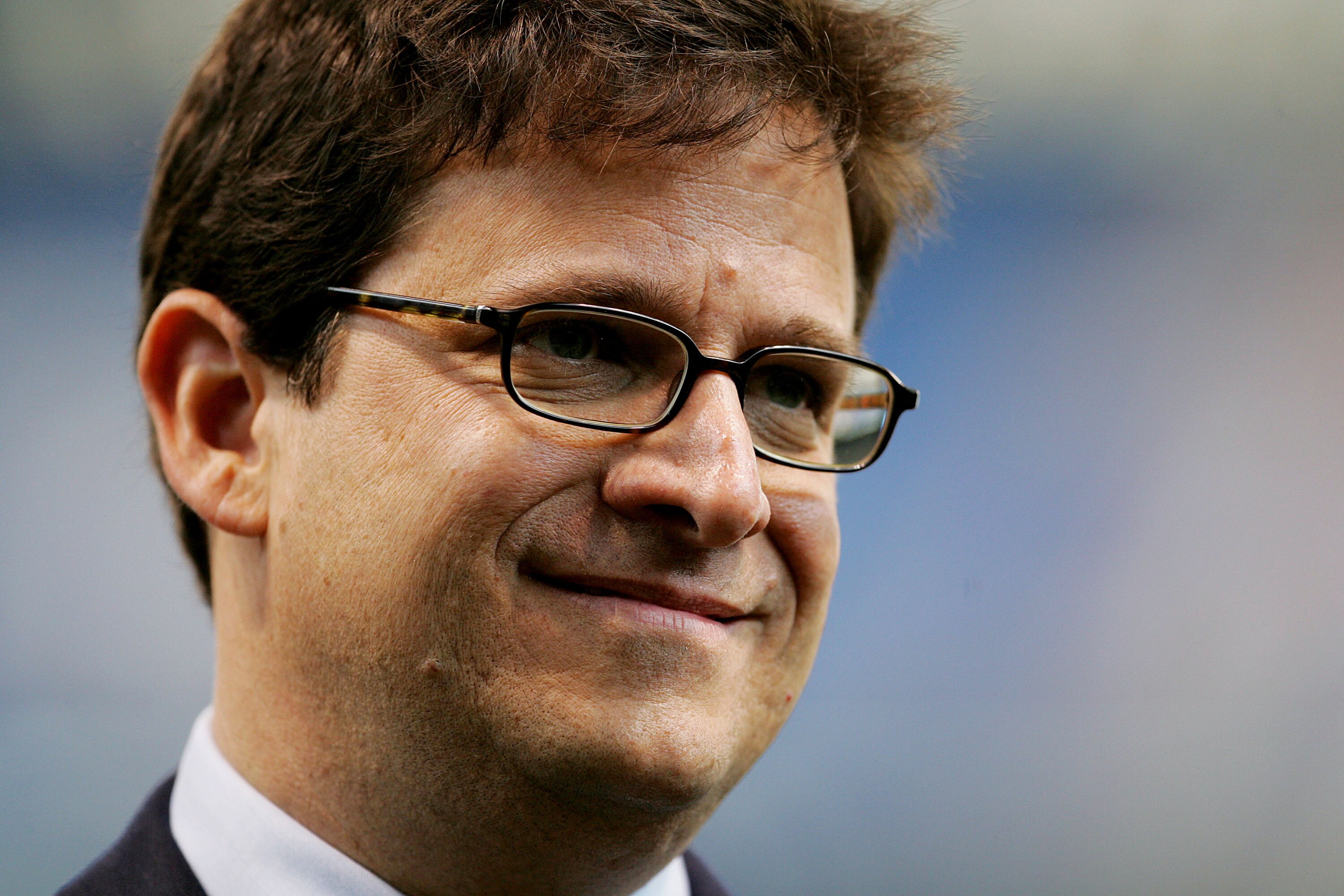 MILWAUKEE, WI - APRIL 11: New owner Mark Attanasio of the Milwaukee Brewers, approved for ownship on January 13, 2005, takes in his first opening day game between the Brewers and the Pittsburg Pirates on April 11, 2005 at Miller Park in Milwaukee, Wiscons