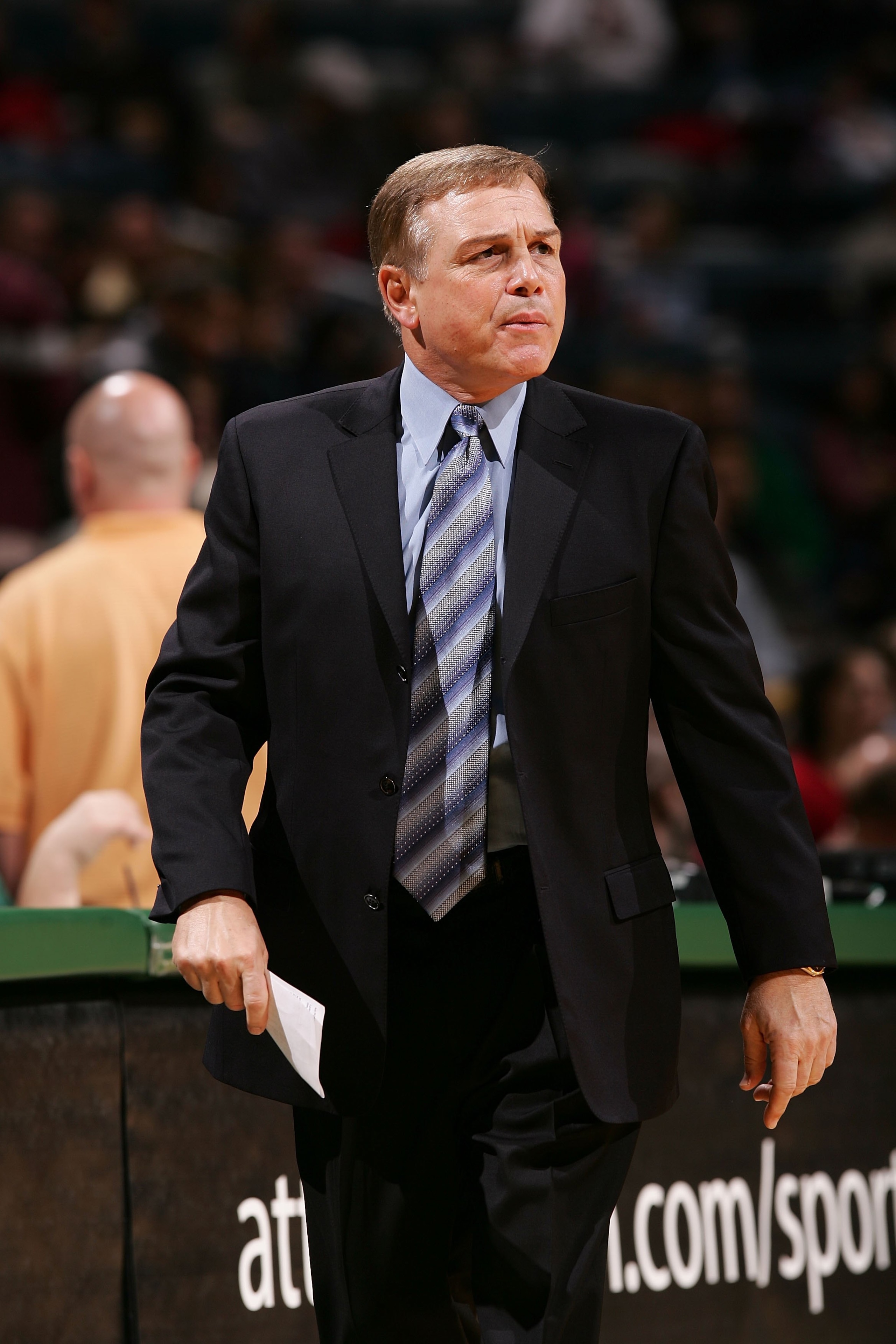 MILWAUKEE - DECEMBER 08:  Head coach Mike Fratello of the Memphis Grizzlies coaches against the Milwaukee Bucks December 8, 2006 at the Bradley Center in Milwaukee, Wisconsin. The Bucks won 100-94. NOTE TO USER: User expressly acknowledges and agrees that