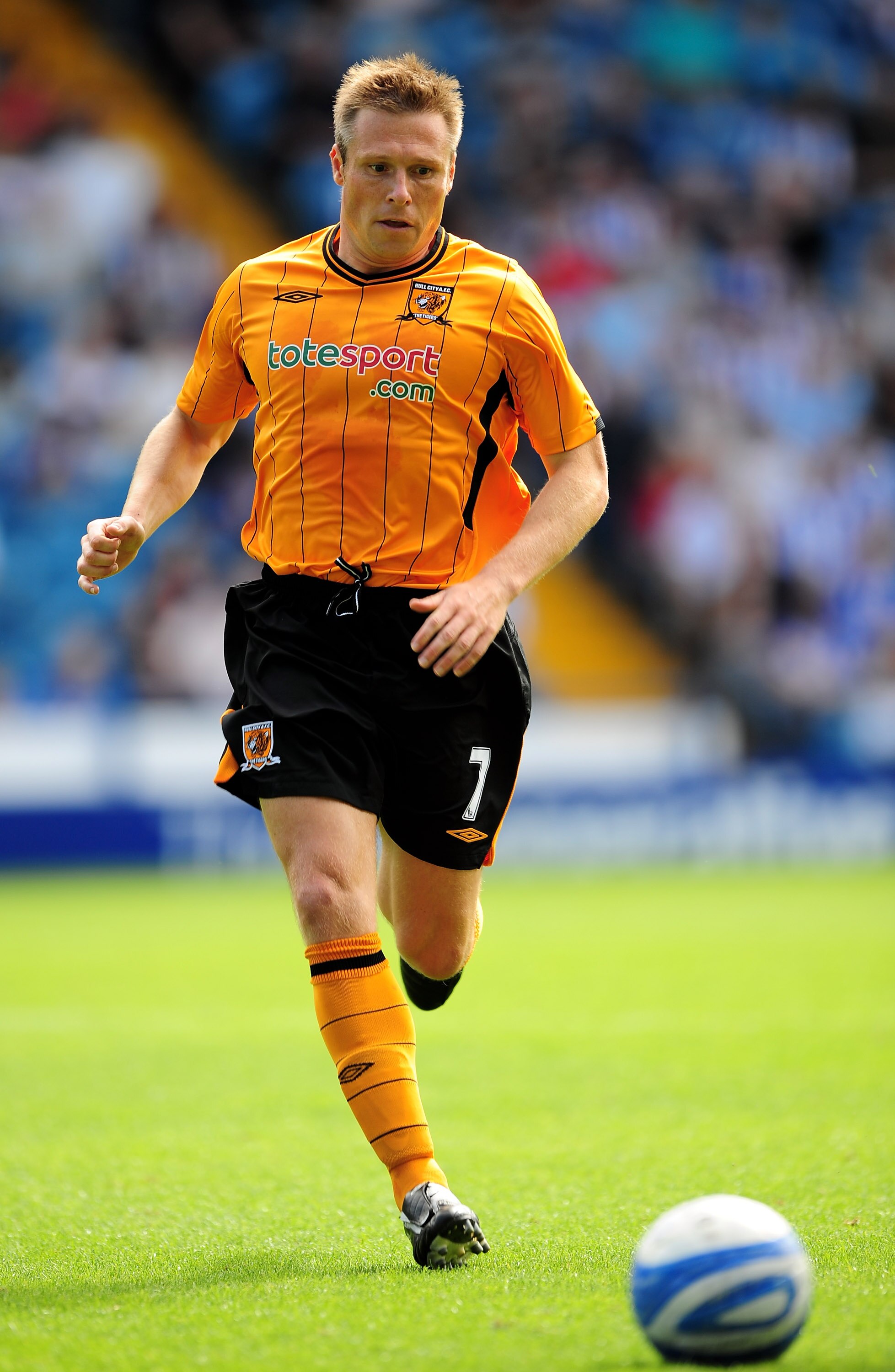 SHEFFIELD, ENGLAND - JULY 25:  Nicky Barmby of Hull City during the pre-season friendly match between Sheffield Wednesday and Hull City at Hillsborough on July 25, 2009 in Sheffield, England.  (Photo by Shaun Botterill/Getty Images)
