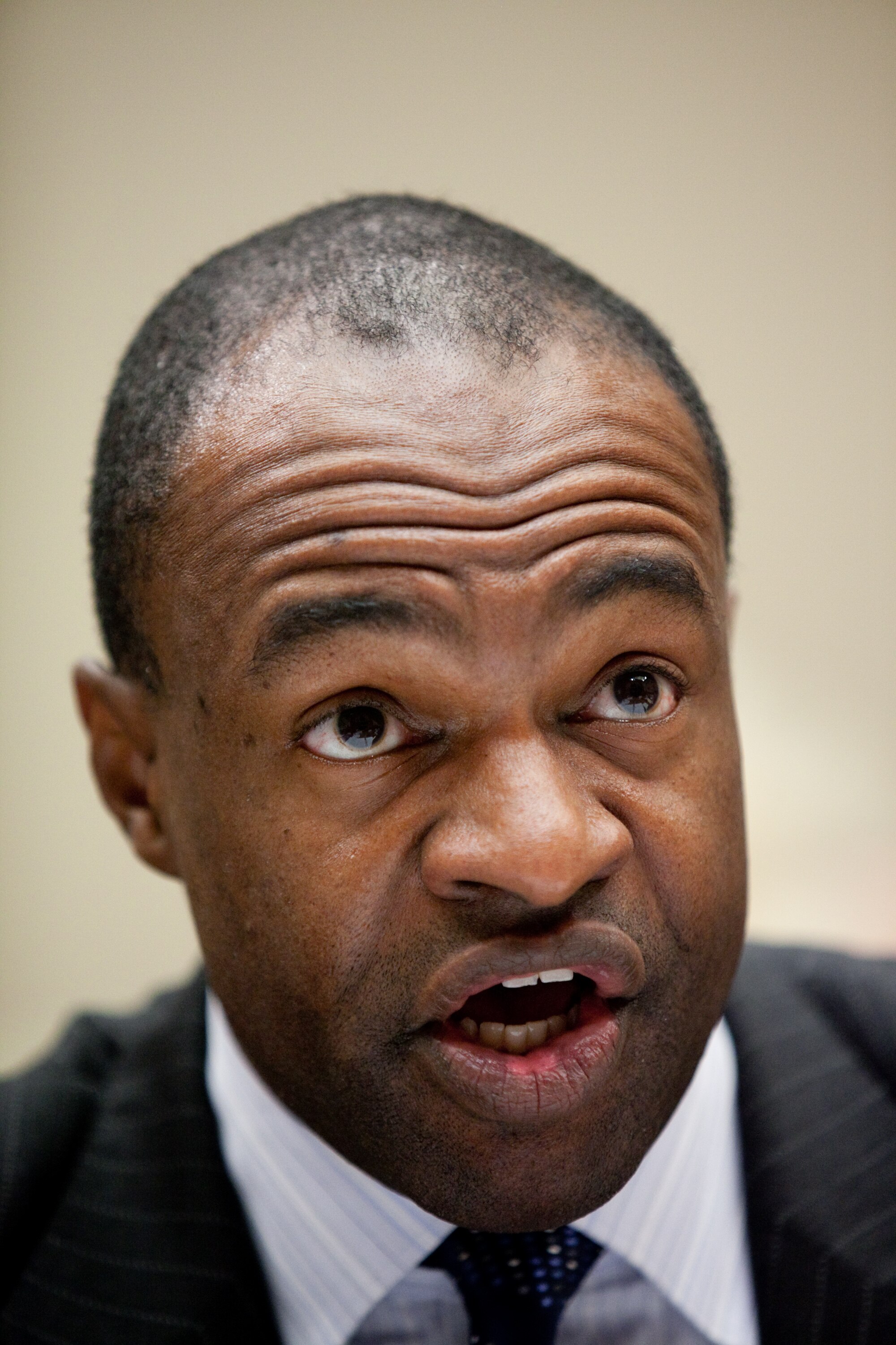 WASHINGTON - NOVEMBER 03: National Football League Players Association Executive Director DeMaurice Smith testifies on Capitol Hill on November 3, 2009 in Washington, DC. The hearing focused on doping in professional sports.(Photo by Brendan Hoffman/Getty