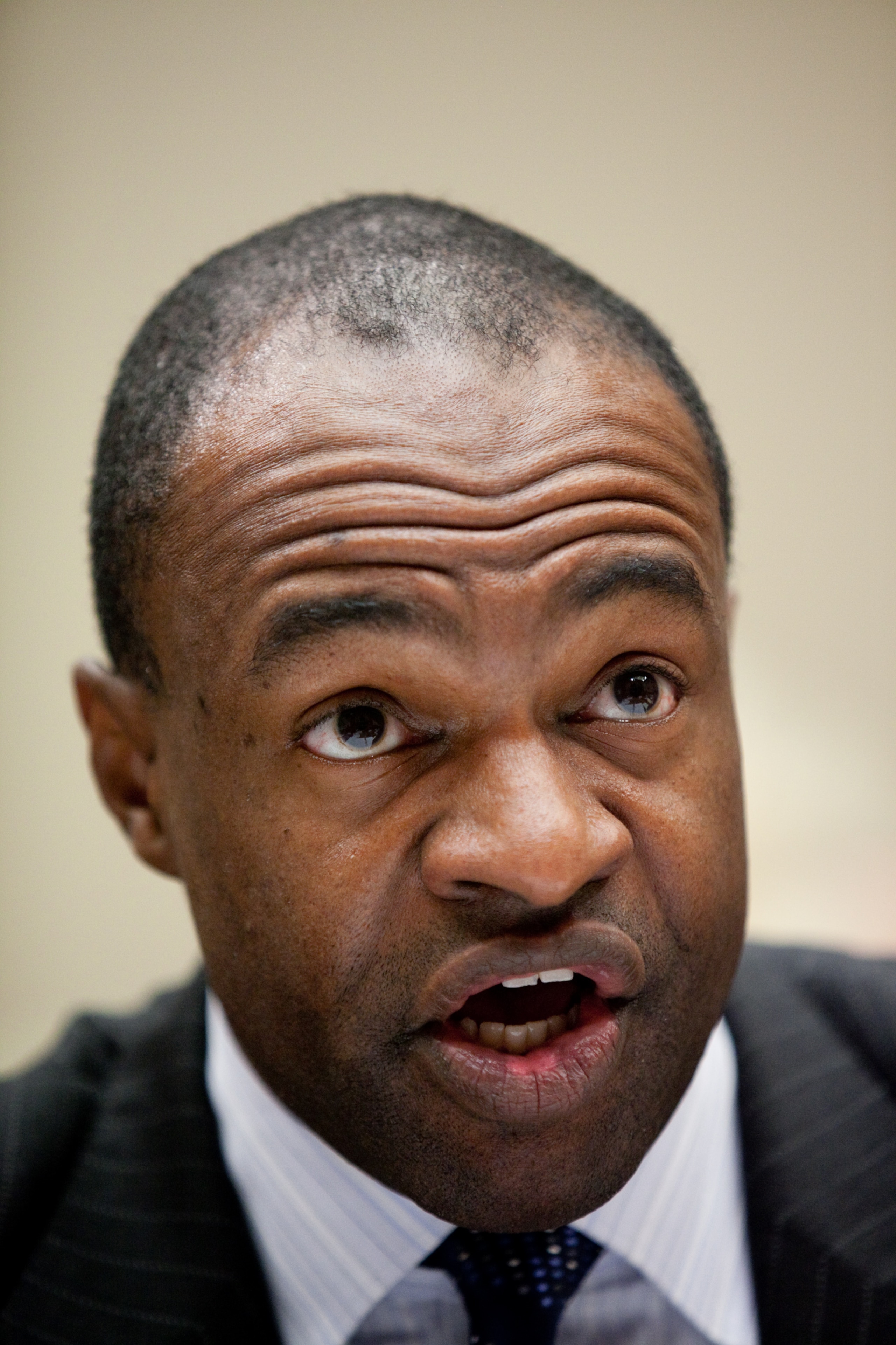 WASHINGTON - NOVEMBER 03: National Football League Players Association Executive Director DeMaurice Smith testifies on Capitol Hill on November 3, 2009 in Washington, DC. The hearing focused on doping in professional sports.(Photo by Brendan Hoffman/Getty