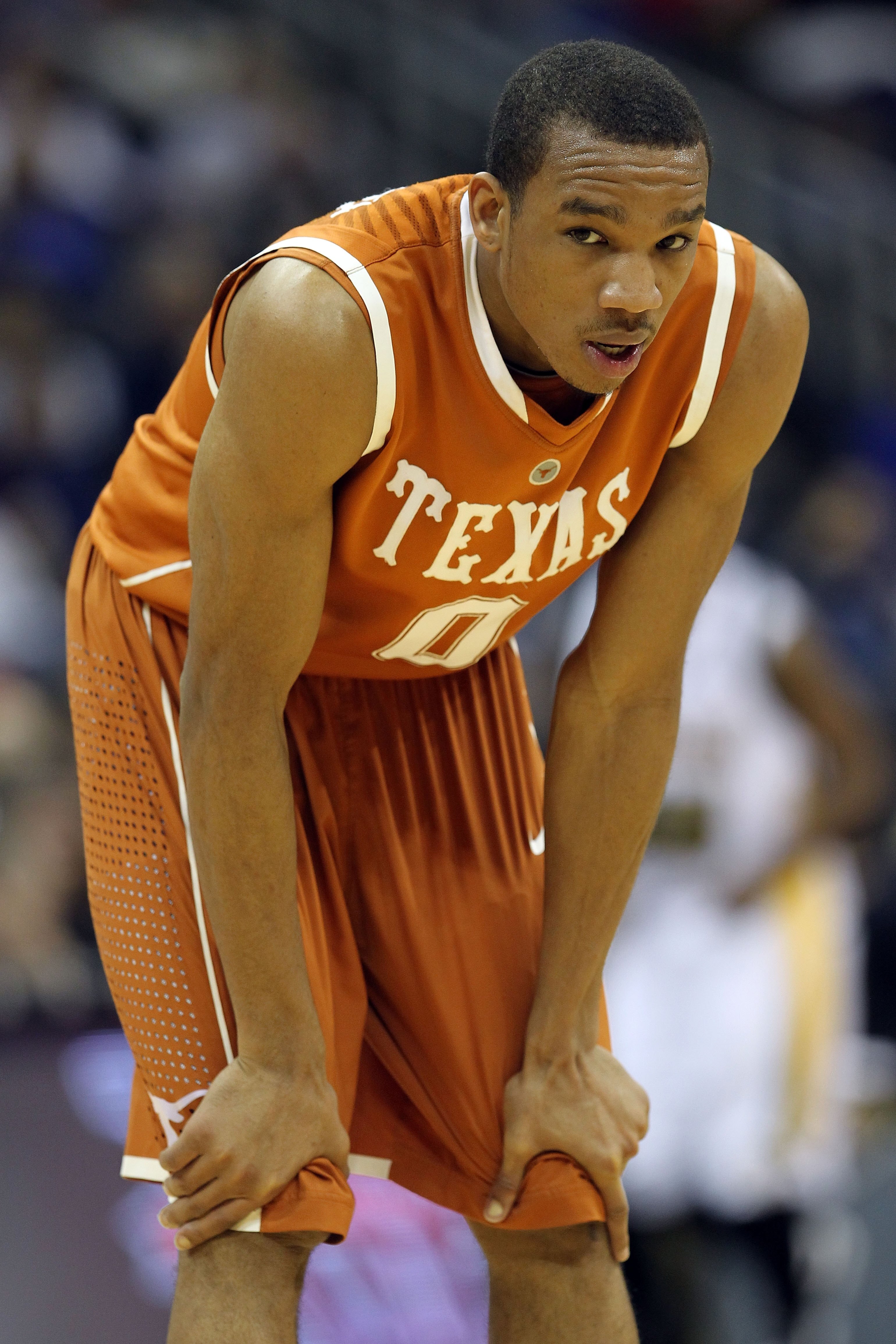 KANSAS CITY, MO - MARCH 11: Avery Bradley #0 of the Texas Longhorns looks on while taking on the Baylor Bears during the quarterfinals of the 2010 Phillips 66 Big 12 Men's Basketball Tournament at the Sprint Center on March 11, 2010 in Kansas City, Misso KANSAS CITY, MO - MARCH 11: Avery Bradley #0 of the Texas Longhorns looks on while taking on the Baylor Bears during the quarterfinals of the 2010 Phillips 66 Big 12 Men's Basketball Tournament at the Sprint Center on March 11, 2010 in Kansas City, Misso