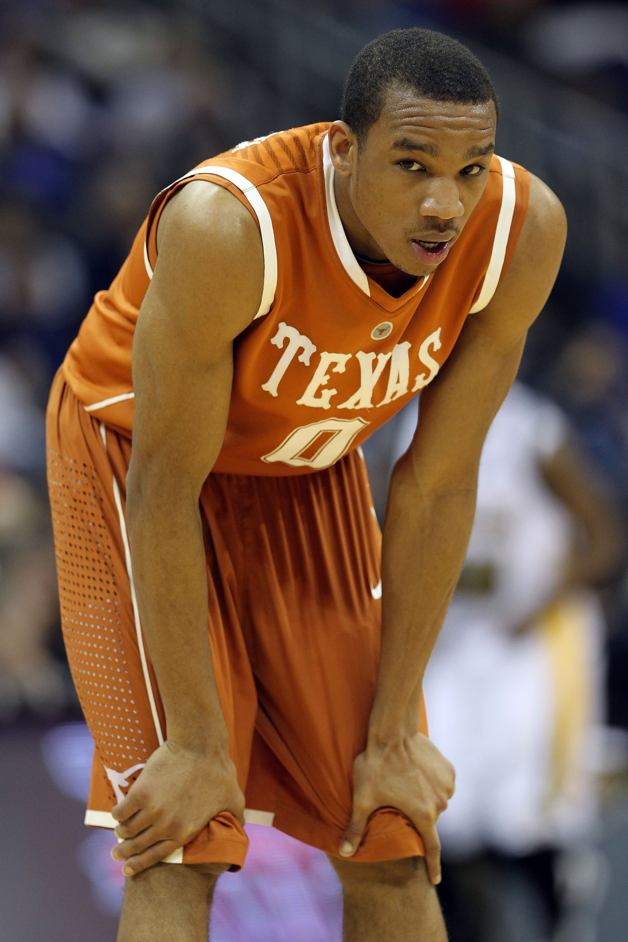 KANSAS CITY, MO - MARCH 11:  Avery Bradley #0 of the Texas Longhorns looks on while taking on the Baylor Bears during the quarterfinals of the 2010 Phillips 66 Big 12 Men's Basketball Tournament at the Sprint Center on March 11, 2010 in Kansas City, Misso