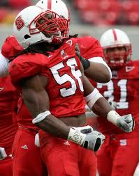 North Carolina State linebacker Nate Irving