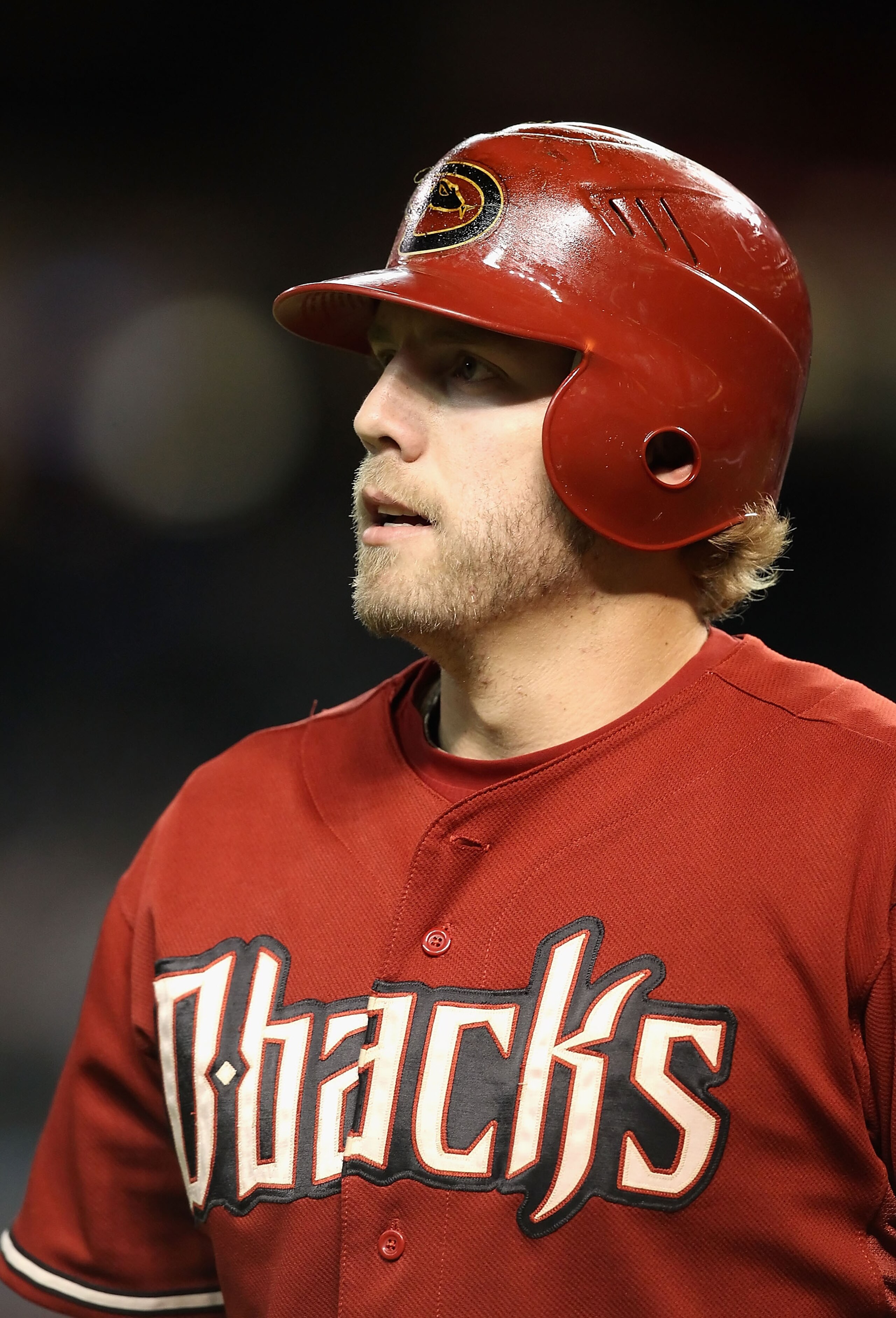PHOENIX - SEPTEMBER 22: Mark Reynolds #27 of the Arizona Diamondbacks reacts after striking out during the Major League Baseball game against the Colorado Rockies at Chase Field on September 22, 2010 in Phoenix, Arizona. (Photo by Christian Petersen/Get PHOENIX - SEPTEMBER 22: Mark Reynolds #27 of the Arizona Diamondbacks reacts after striking out during the Major League Baseball game against the Colorado Rockies at Chase Field on September 22, 2010 in Phoenix, Arizona. (Photo by Christian Petersen/Get