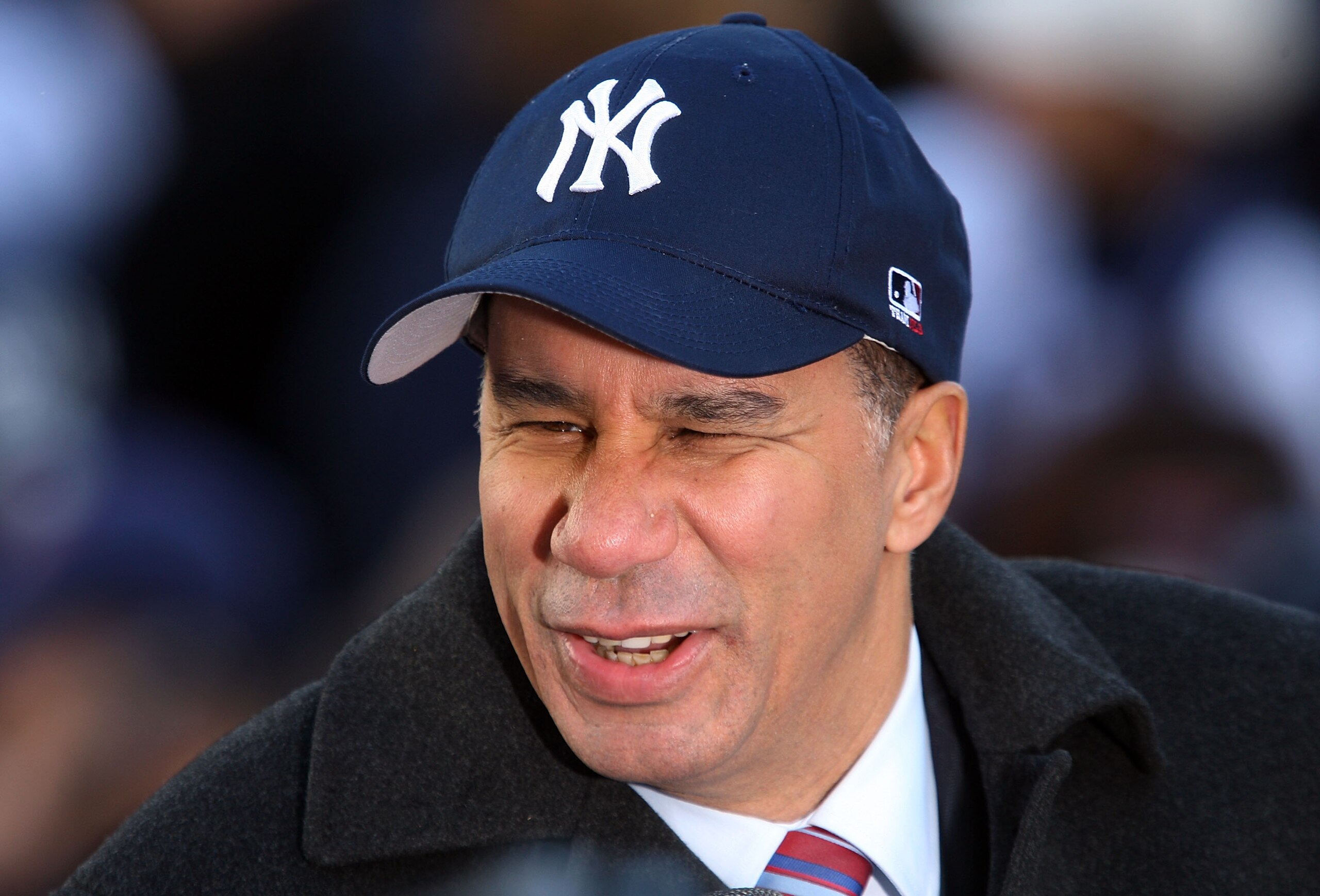 NEW YORK - NOVEMBER 06: New York Governor David Paterson attends the New York Yankees World Series Victory Celebration at City Hall on November 6, 2009 in New York, New York. (Photo by Jim McIsaac/Getty Images) NEW YORK - NOVEMBER 06: New York Governor David Paterson attends the New York Yankees World Series Victory Celebration at City Hall on November 6, 2009 in New York, New York. (Photo by Jim McIsaac/Getty Images)