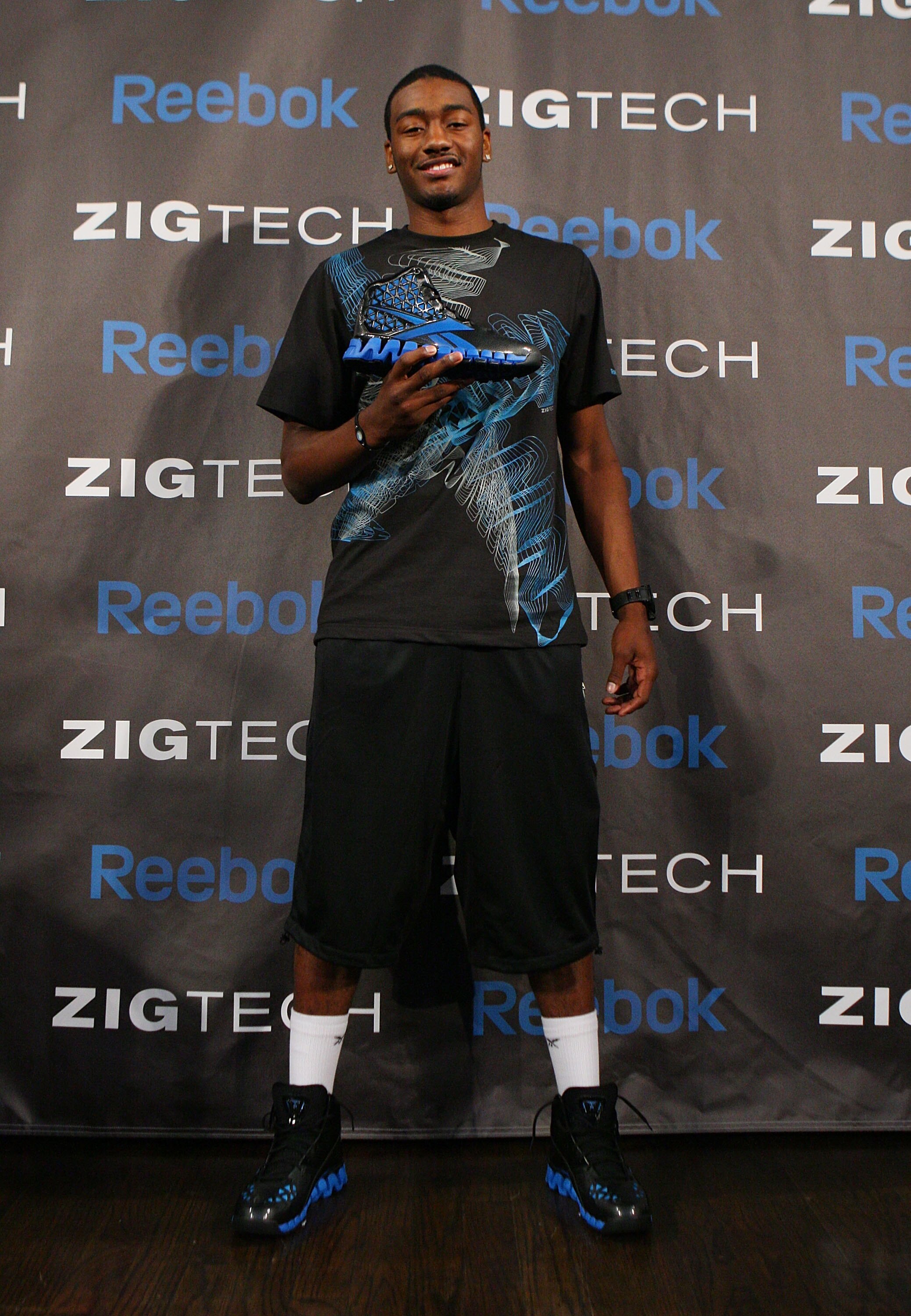 NEW YORK - JUNE 23:  Projected #1 NBA draft pick John Wall poses for a photo during a press conference to unveil his new state-of-the-art Reebok basketball shoe ZigTech Slash at Arena Event Space on June 23, 2010 in New York City.  (Photo by Mike Stobe/Ge