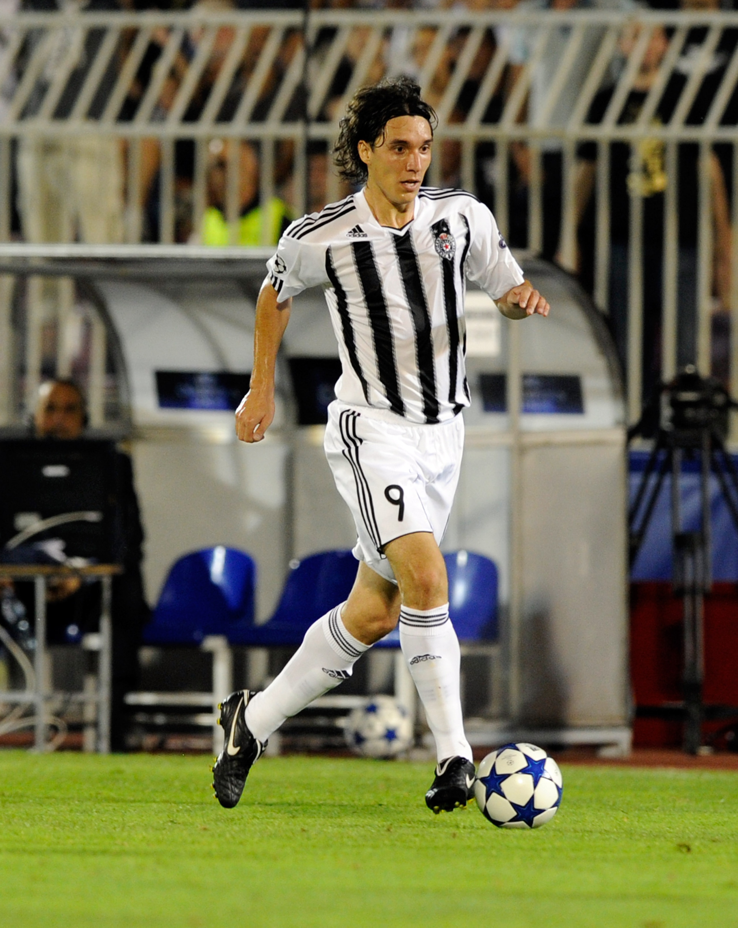BELGRADE, SERBIA - AUGUST 18:  Cleo of FK Partizan during the Champions League Play-off match between Partizan and Anderlecht at Partizan Stadium on August 18, 2010 in Belgrade, Serbia.  (Photo by Claudio Villa/Getty Images)