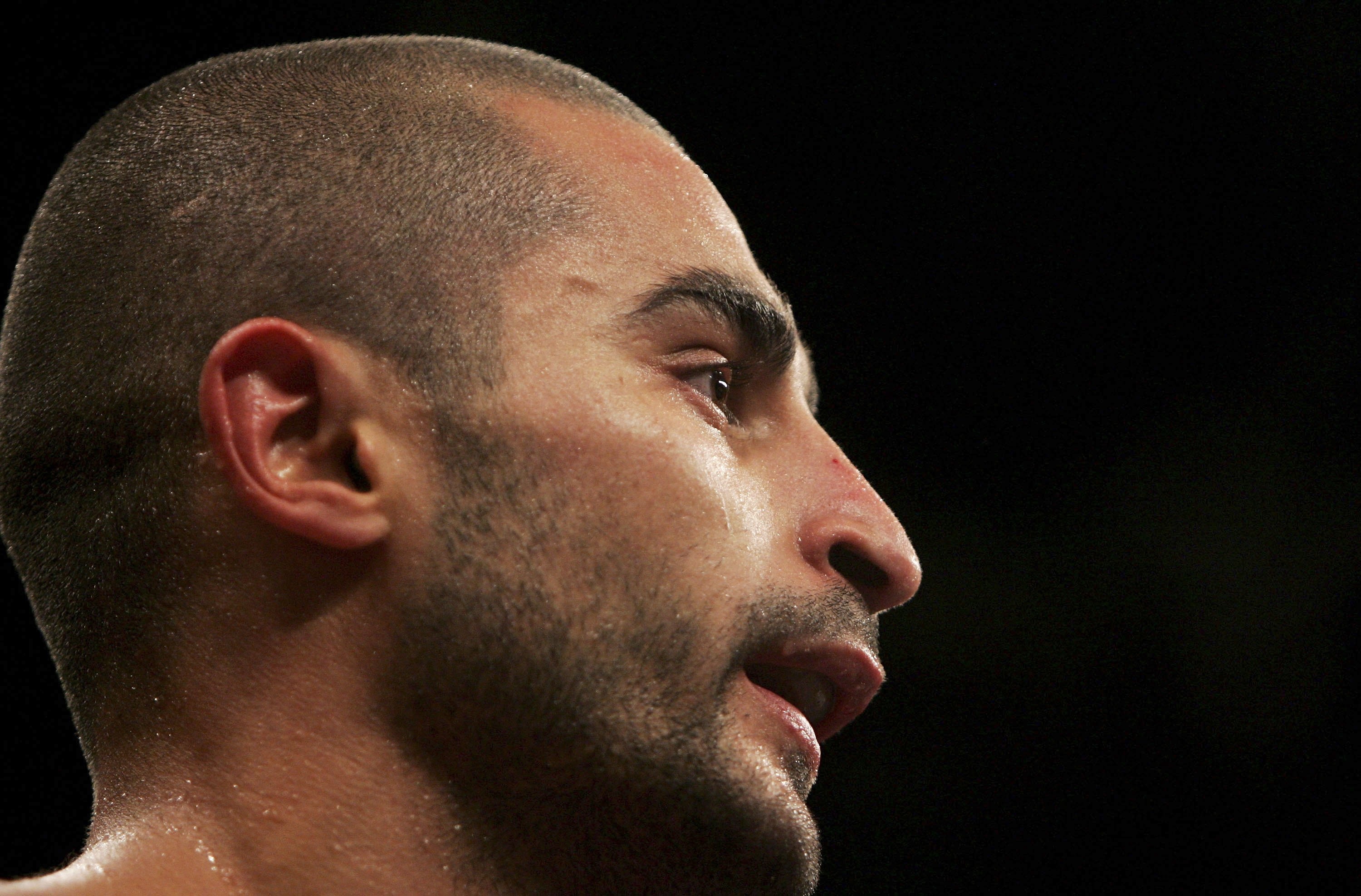 LAS VEGAS - OCTOBER 07:  Vic Darchinyan is seen after his 6th round TKO victory over Glenn Donaire during the IBF/IBO Flywieght Championship bout on October 7, 2006 at the Mandalay Bay Event Center in Las Vegas, Nevada.  (Photo by Jonathan Ferrey/Getty Im
