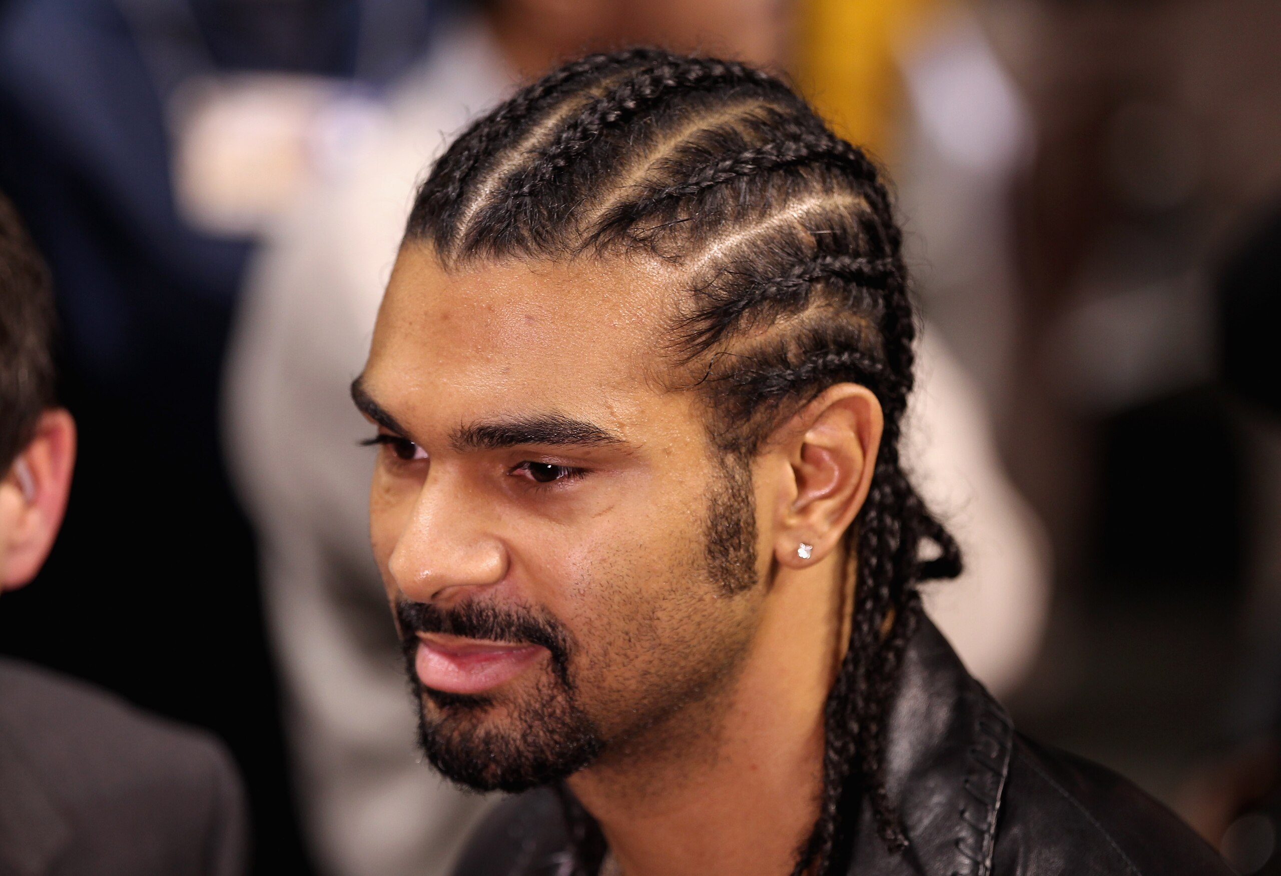 LAS VEGAS, NV - DECEMBER 10:  David Haye during the weigh in on December 10, 2010 in Las Vegas, Nevada.  (Photo by Scott Heavey/Getty Images)
