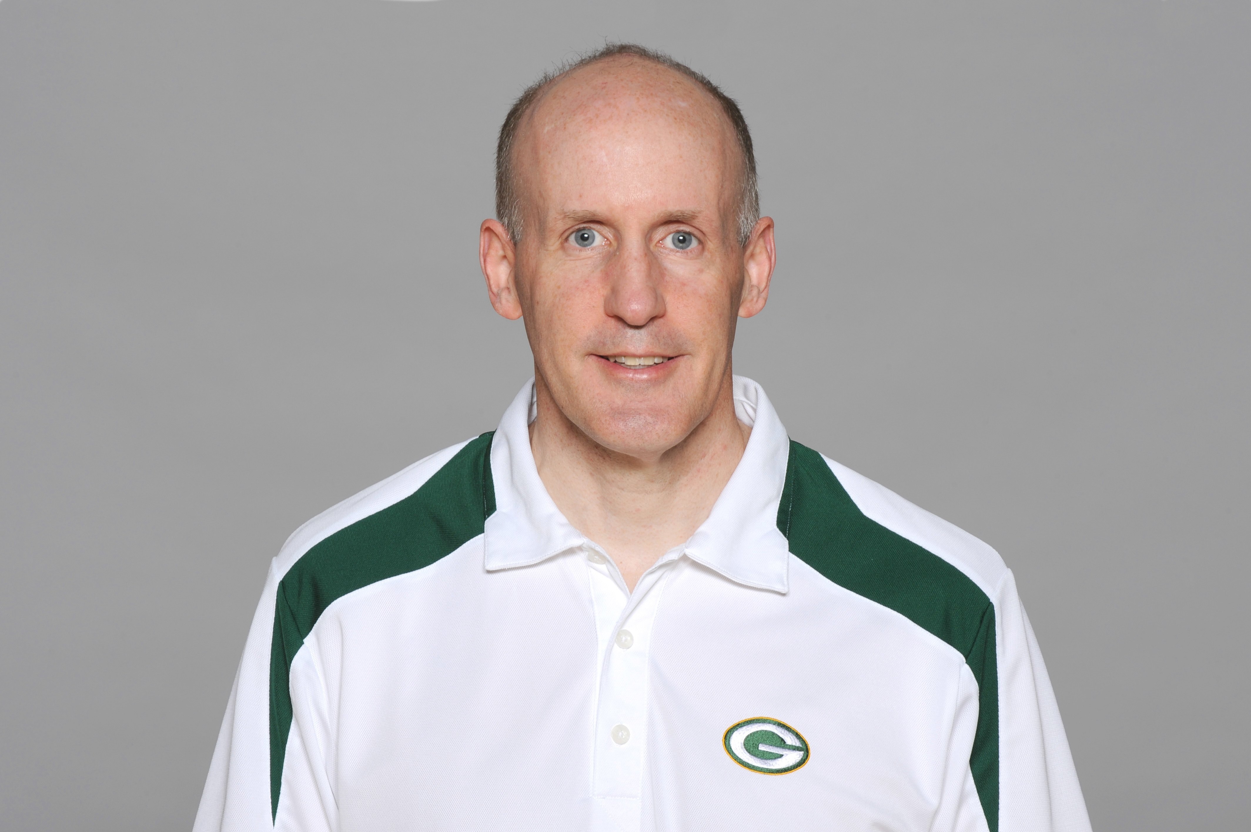 GREEN BAY, WI - 2009:  Joe Philbin of the Green Bay Packers poses for his 2009 NFL headshot at photo day in Green Bay, Wisconsin.  (Photo by NFL Photos)