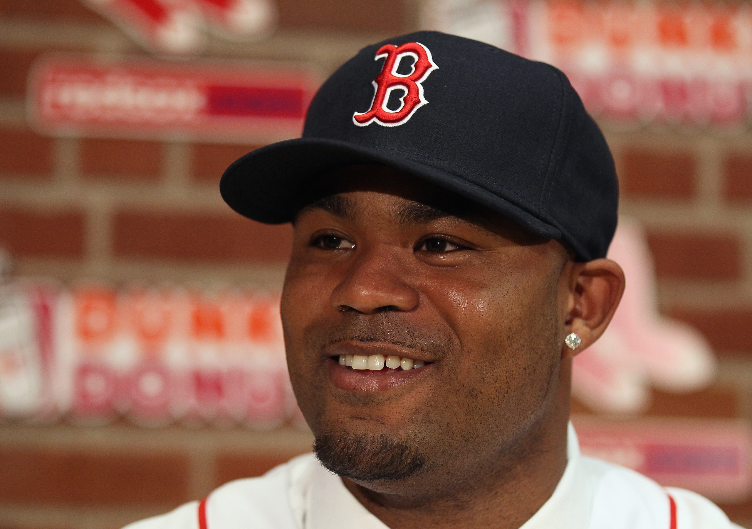 BOSTON, MA - DECEMBER 11: Carl Crawford answers questions during a press conference to announce his joining the Boston Red Sox on December 11, 2010 at the Fenway Park in Boston, Massachusetts. (Photo by Elsa/Getty Images) BOSTON, MA - DECEMBER 11: Carl Crawford answers questions during a press conference to announce his joining the Boston Red Sox on December 11, 2010 at the Fenway Park in Boston, Massachusetts. (Photo by Elsa/Getty Images)