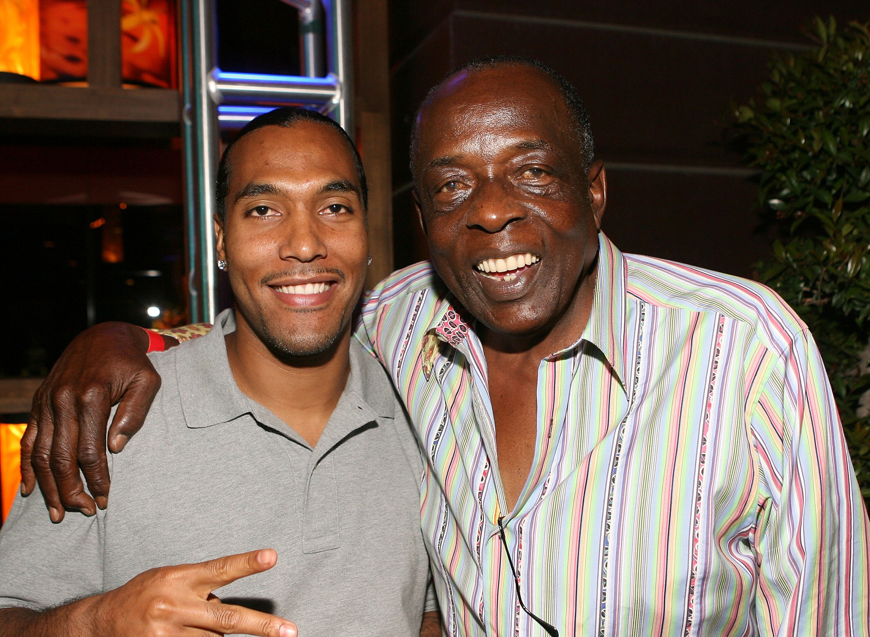 MARINA DEL REY, CA - MAY 17: Cincinnati Bengals wide receiver and NFL hall of famer Deacon Jones at the 2008 NFL PLAYERS Rookie Premiere Reception held at Glow on May 17, 2008 in Marina Del Rey, California.  (Photo by Jesse Grant/Getty Images for NFL PLAY