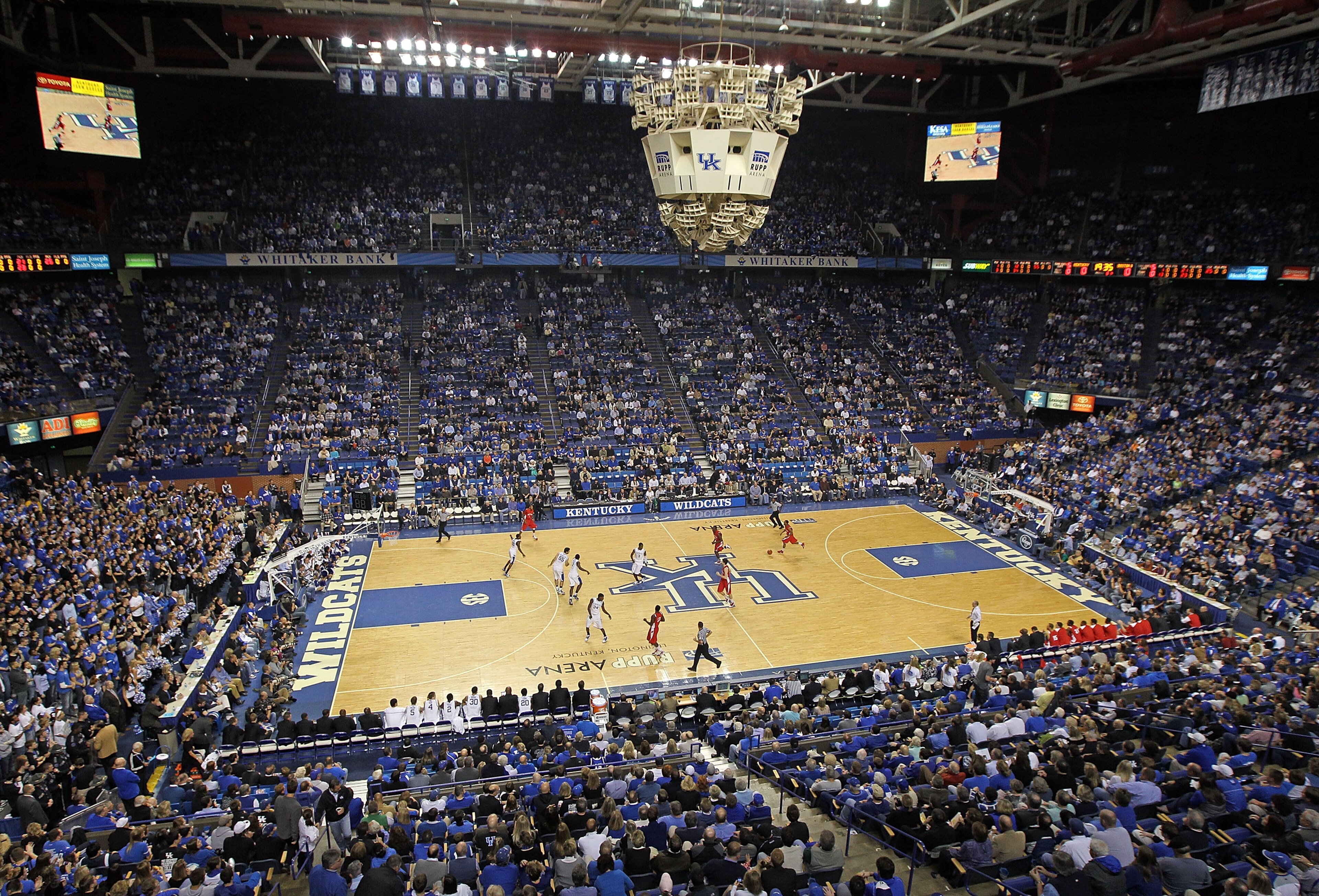 LEXINGTON, KY - NOVEMBER 30: A general view of Rupp Arena during the Kentucky Wildcats game against the Boston University Terriers on November 30, 2010 in Lexington, Kentucky. (Photo by Andy Lyons/Getty Images) LEXINGTON, KY - NOVEMBER 30: A general view of Rupp Arena during the Kentucky Wildcats game against the Boston University Terriers on November 30, 2010 in Lexington, Kentucky. (Photo by Andy Lyons/Getty Images)