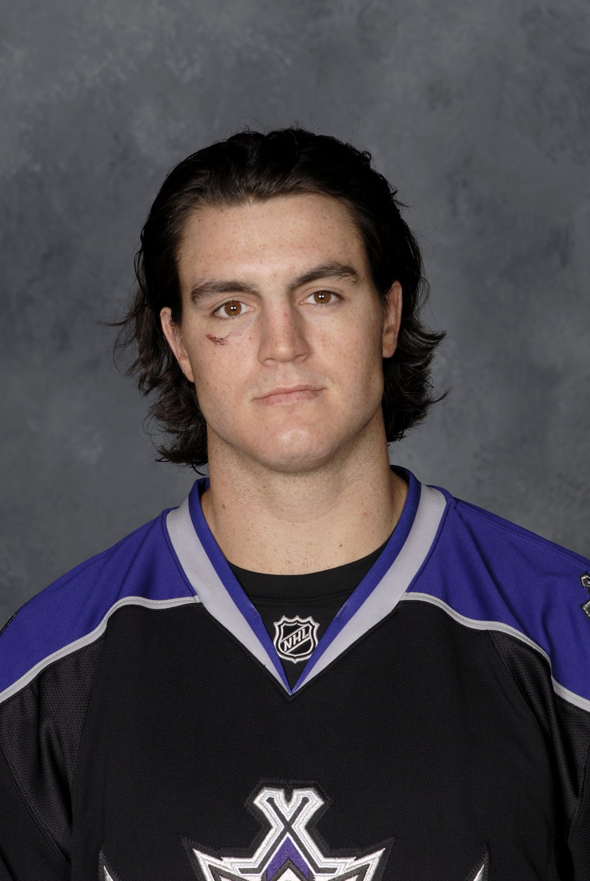LOS ANGELES - 2007:  Kevin Westgarth of the Los Angeles Kings poses for his 2007 NHL headshot at photo day in Los Angeles, California. (Photo by Getty Images)