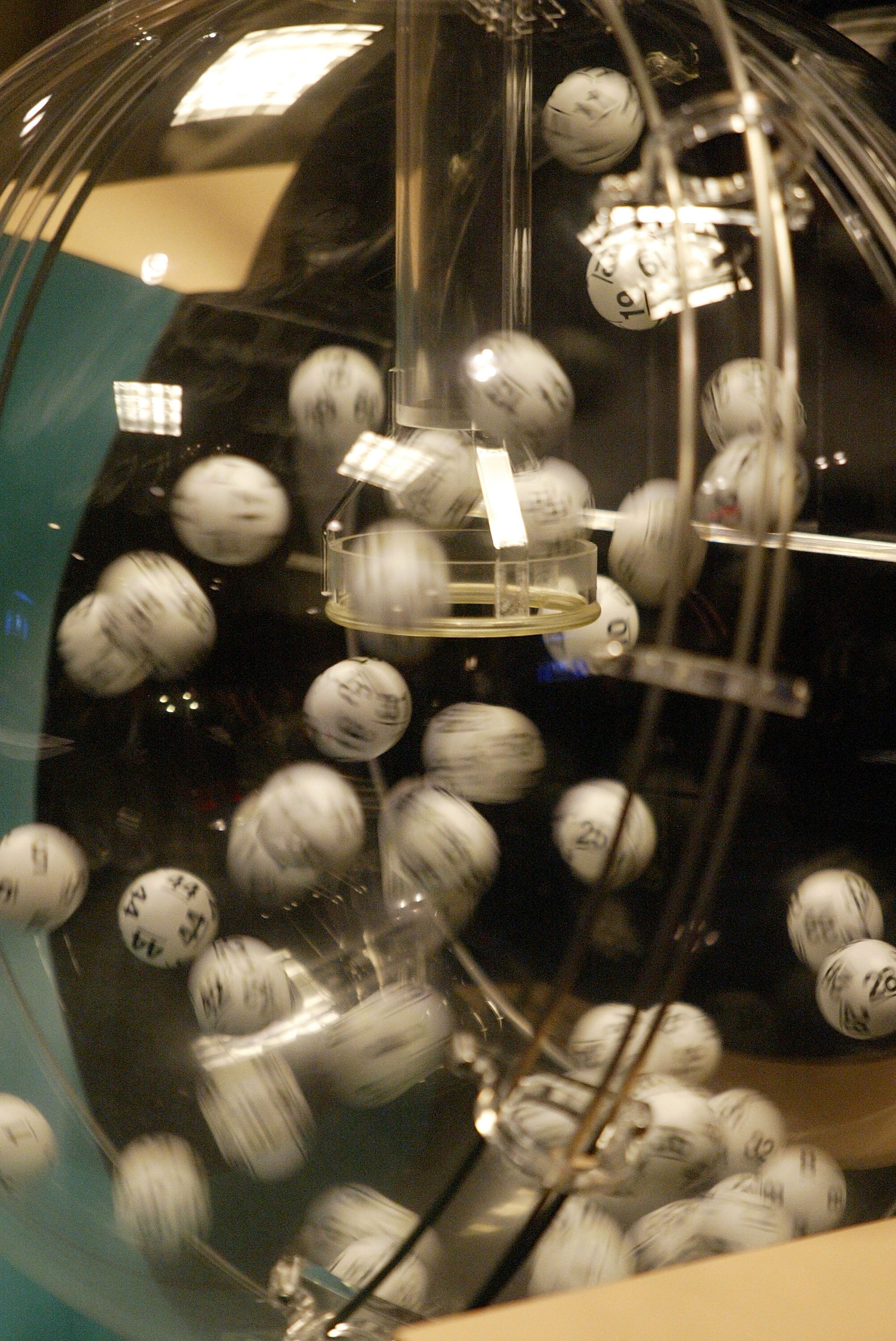 NEW YORK - JULY 22:  The National Hockey League draft lottery balls are seen during the ball selection process at the Sheraton New York Hotel and Towers on July 22, 2005 in New York City.  (Photo by Andy Marlin/Getty Images for NHLI)