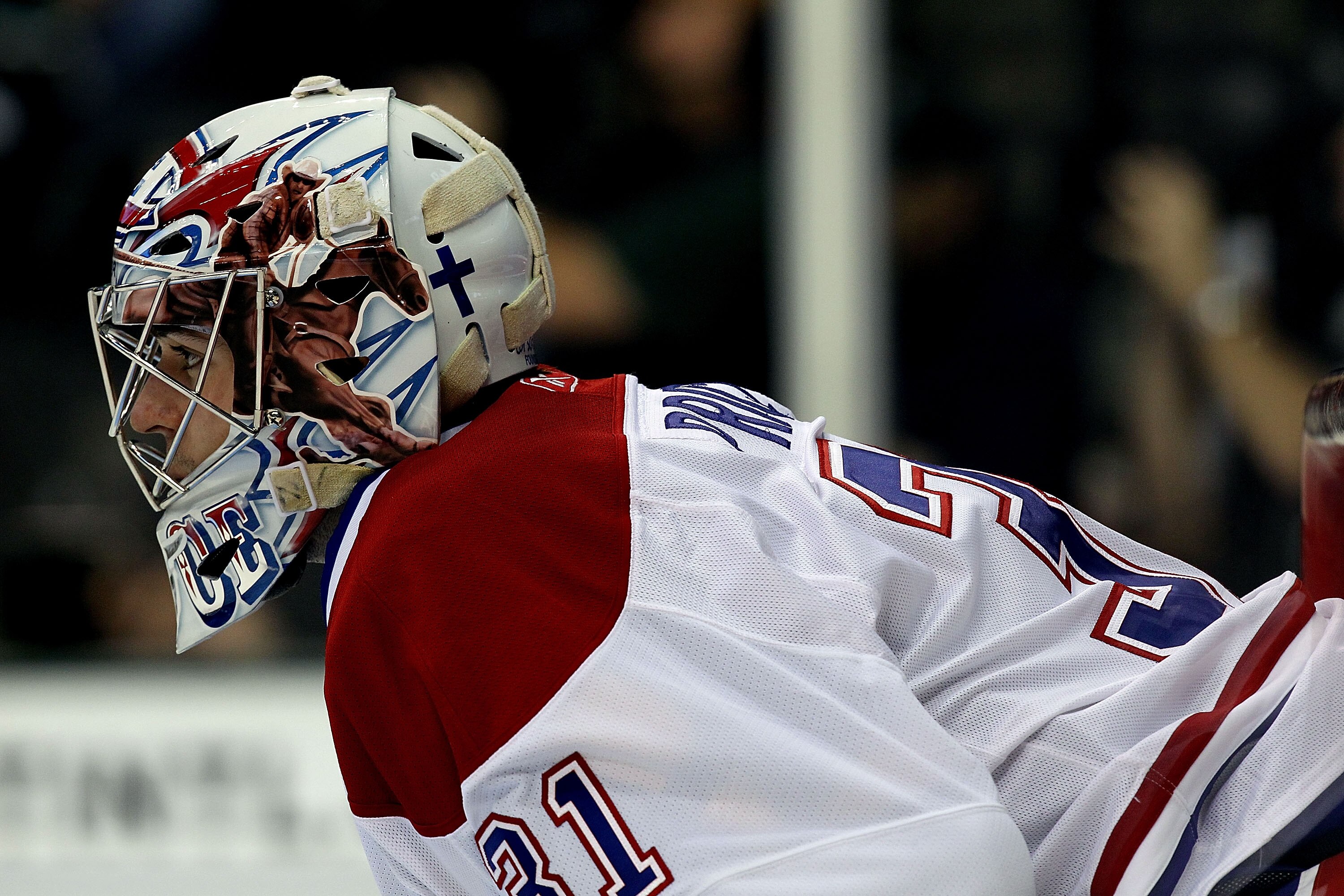 DALLAS, TX - DECEMBER 21:  Goaltender Carey Price #31 of the Montreal Canadiens in goal against the Dallas Stars at American Airlines Center on December 21, 2010 in Dallas, Texas.  (Photo by Ronald Martinez/Getty Images)