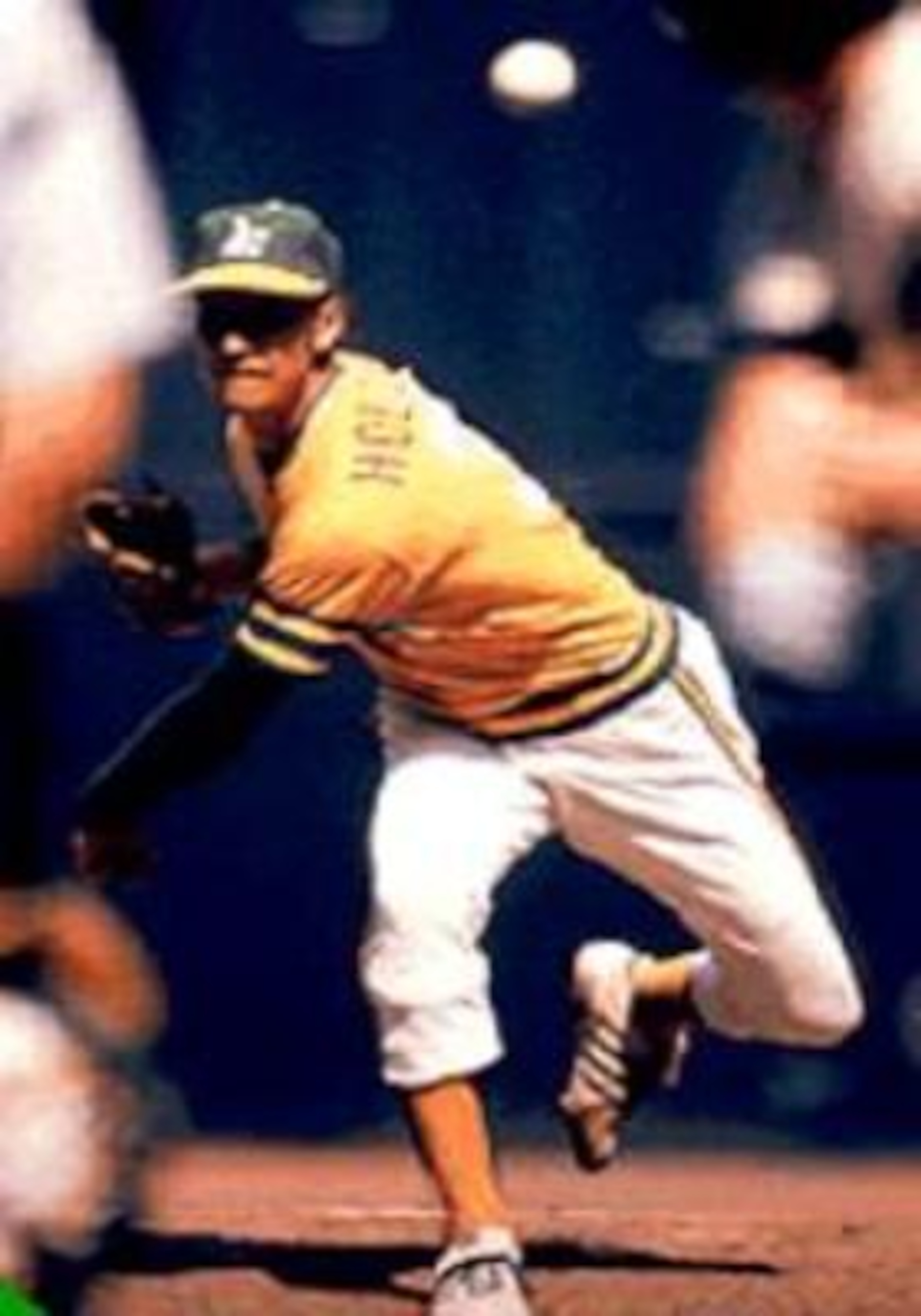 Ken Holtzman with the A's.