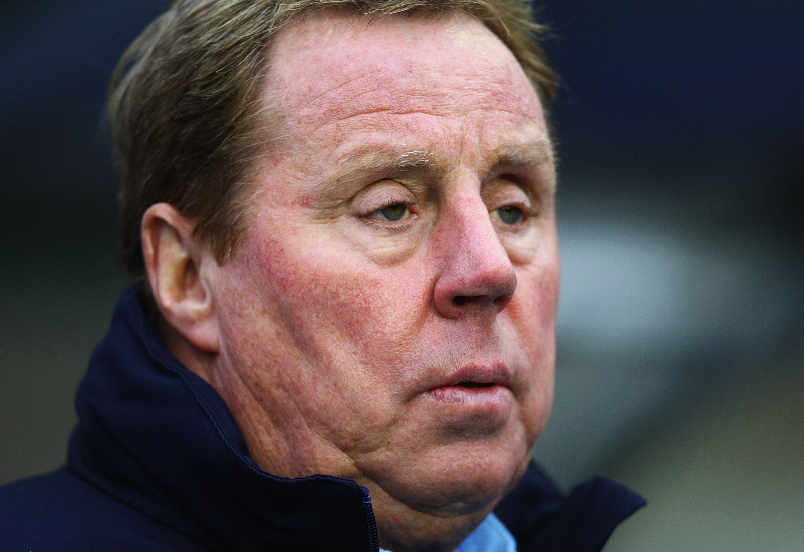 BIRMINGHAM, ENGLAND - DECEMBER 04:  Harry Redknapp, manager of Tottenham Hotspur looks on during the Barclays Premier League match between Birmingham City and Tottenham Hotspur at St Andrews on December 4, 2010 in Birmingham, England.  (Photo by Matthew L