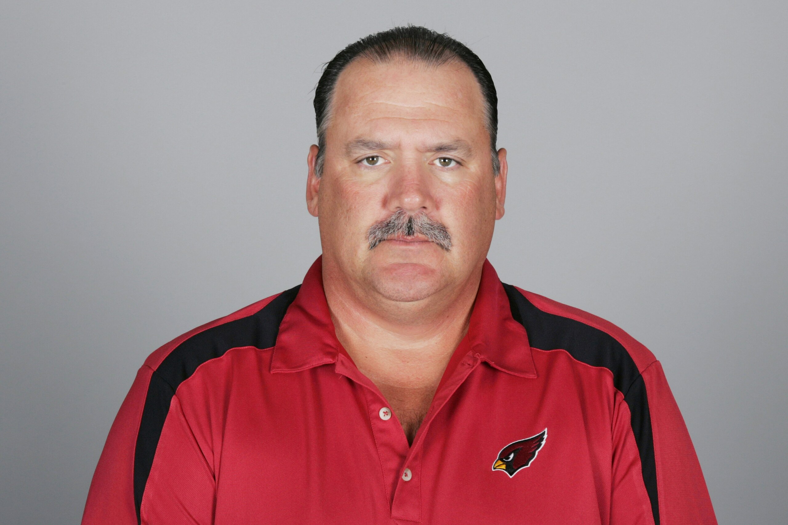 GLENDALE, AZ - 2009:  Russ Grimm of the Arizona Cardinals poses for his 2009 NFL headshot at photo day in Glendale, Arizona.  (Photo by NFL Photos)