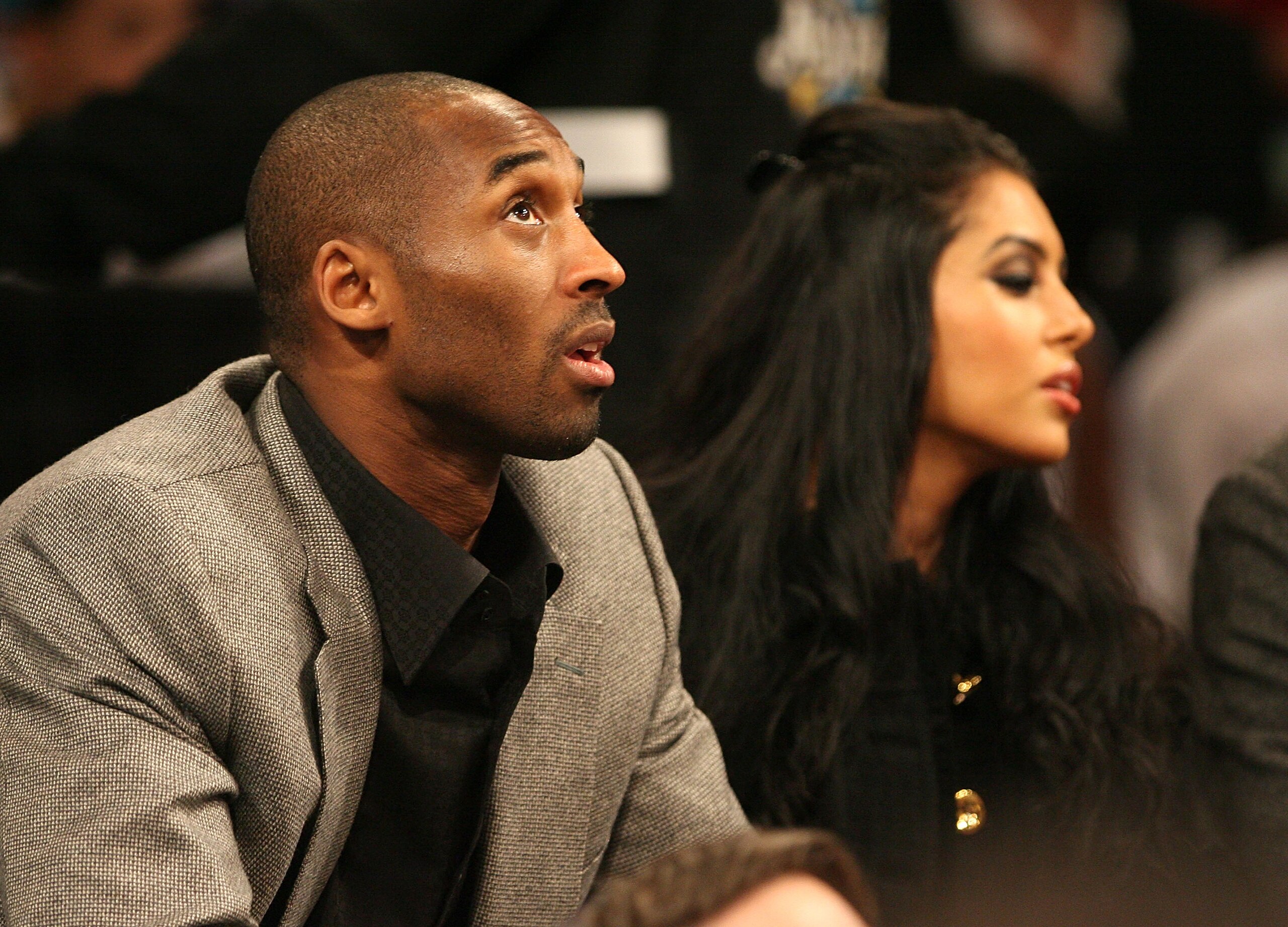 NEW ORLEANS - FEBRUARY 16: Kobe Bryant and Wife Vanessa Bryant attend the NBA All-Star Saturday Night part of 2008 NBA All-Star Weekend at the New Orleans Arena on February 16, 2008 in New Orleans, Louisiana.  (Photo by Bryan Bedder/Getty Images)