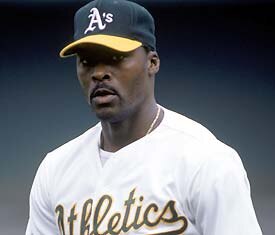 Dave Stewart with the A's.