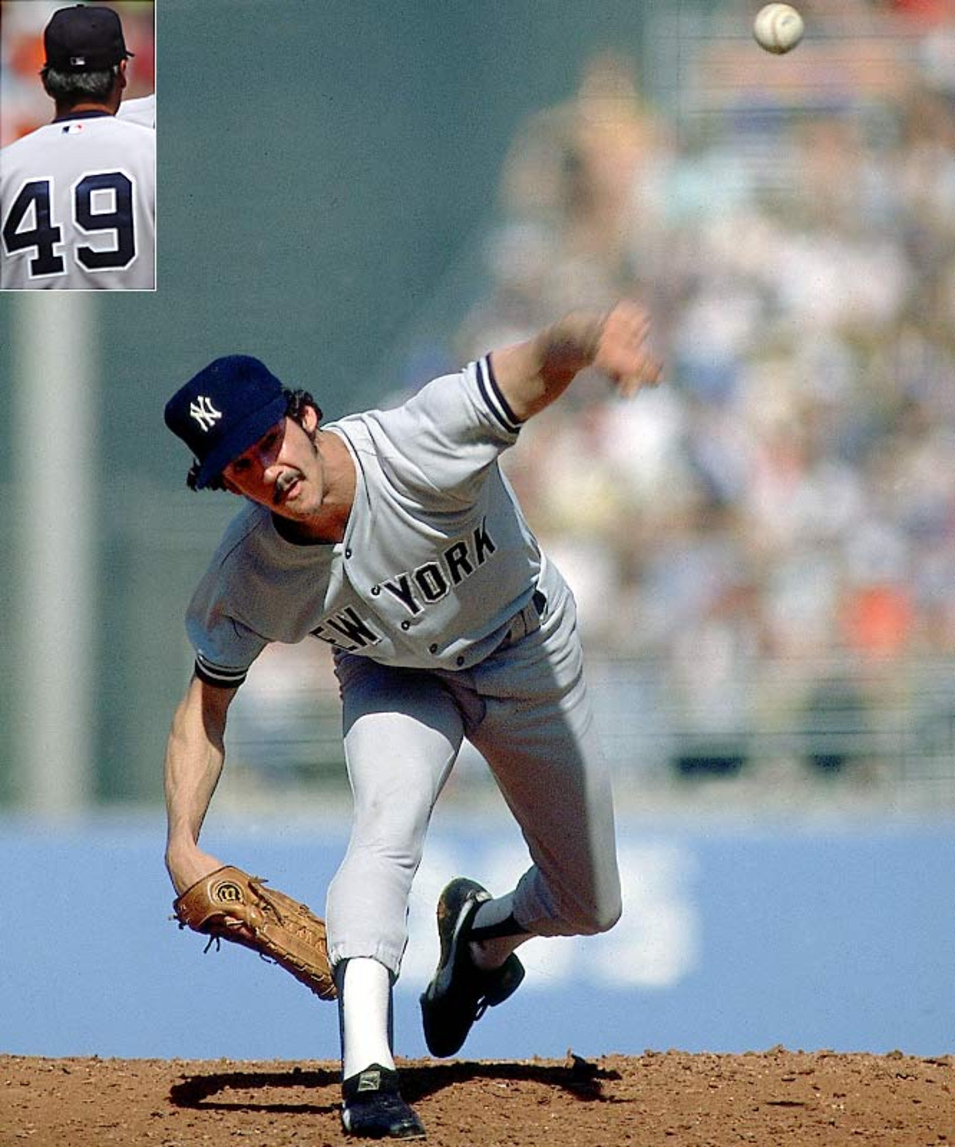 Ron Guidry with the Yankees.